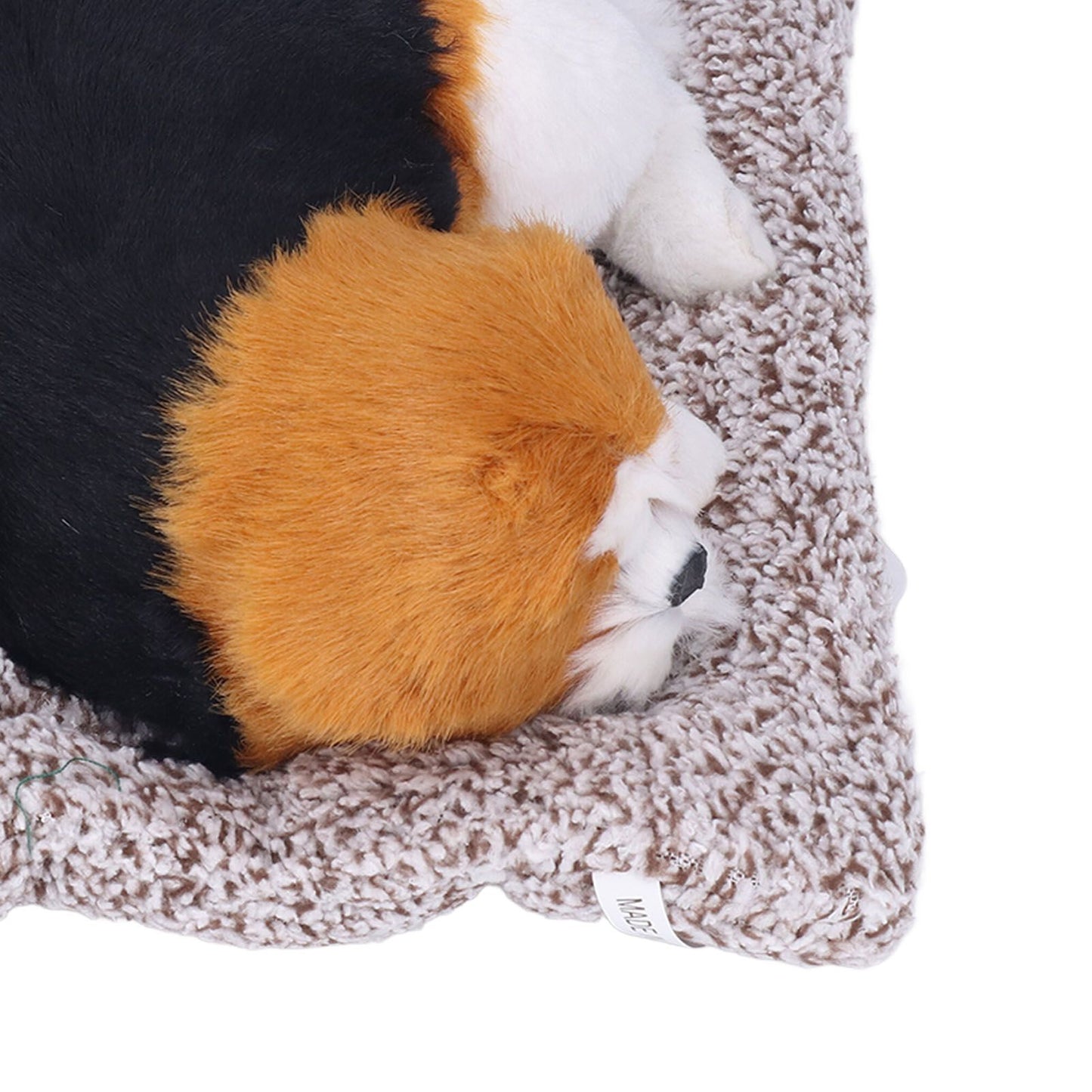 Simulation Dog with Sound Lovely Vivid Novel Gifts Plush Plastic Material Dog Toy Car DecorationBig Dog Beagle The