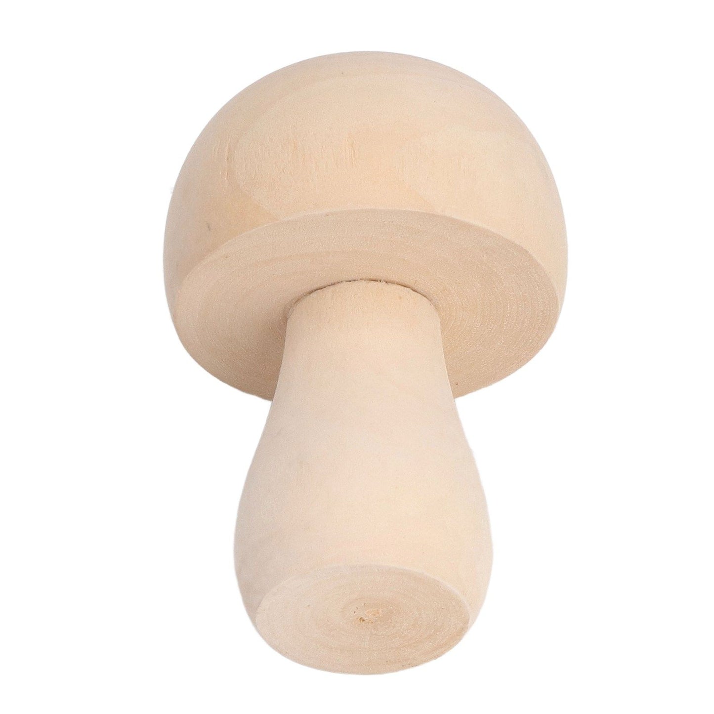 40pcs Unfinished Wooden Mushroom Unpainted Natural Wood Mushroom Decoration for DIY Decoration