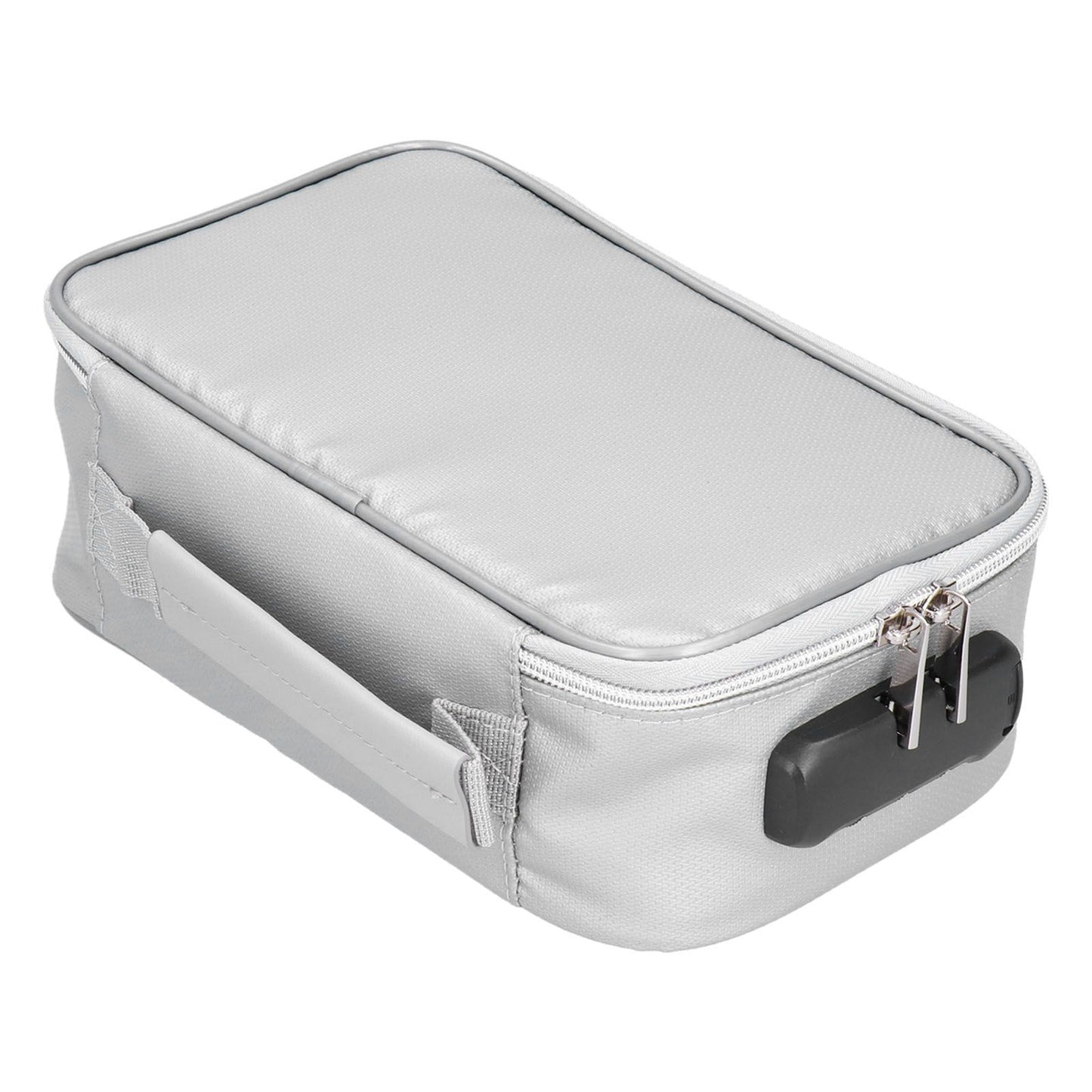 Fireproof Document Bag with Lock Portable Small Fireproof Document Bag for Home Office TravelSilver