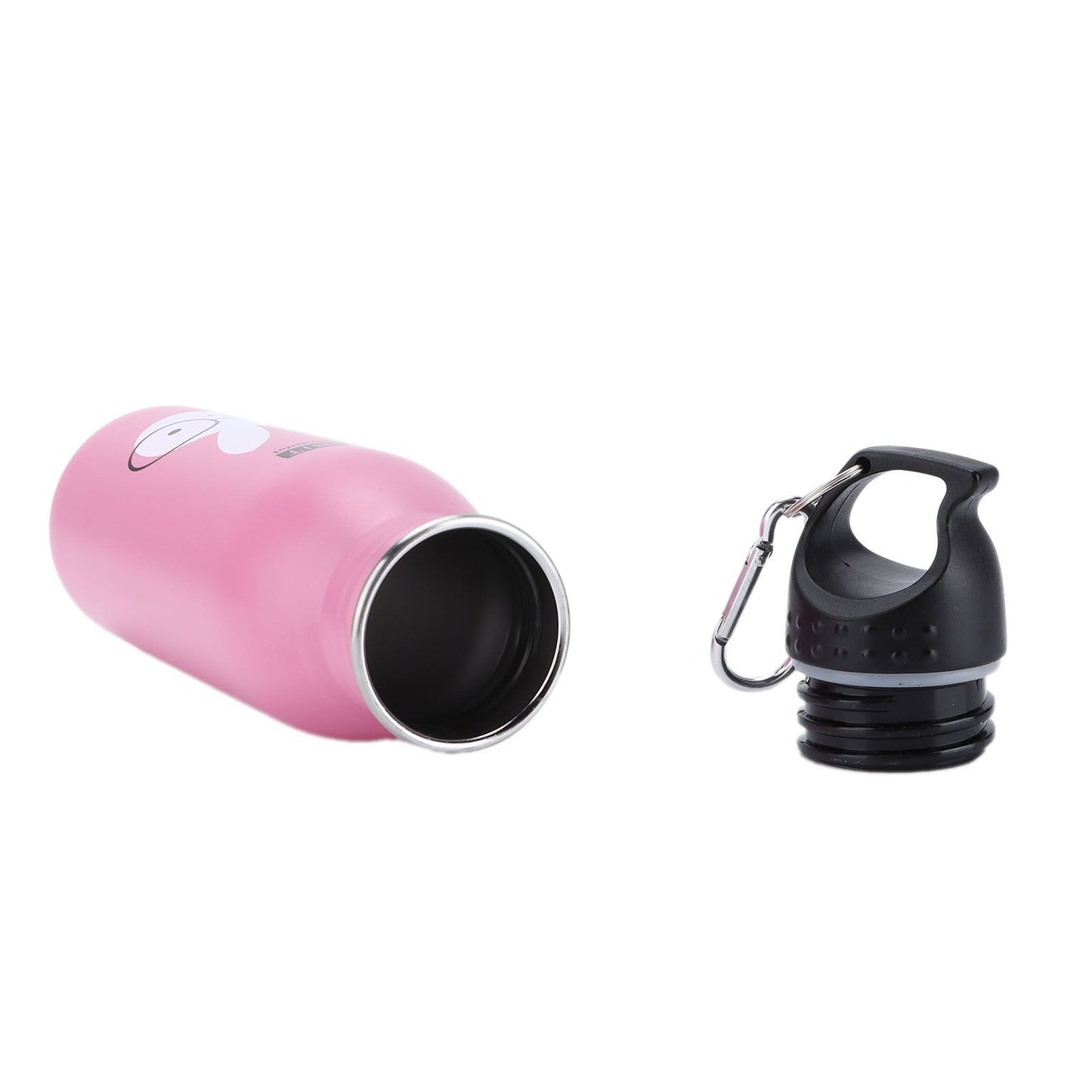 K601 Cute Cartoon Water Bottle Insulated Vacumm Stainless Steel Sport Water Bottle for KidPink Rabbit
