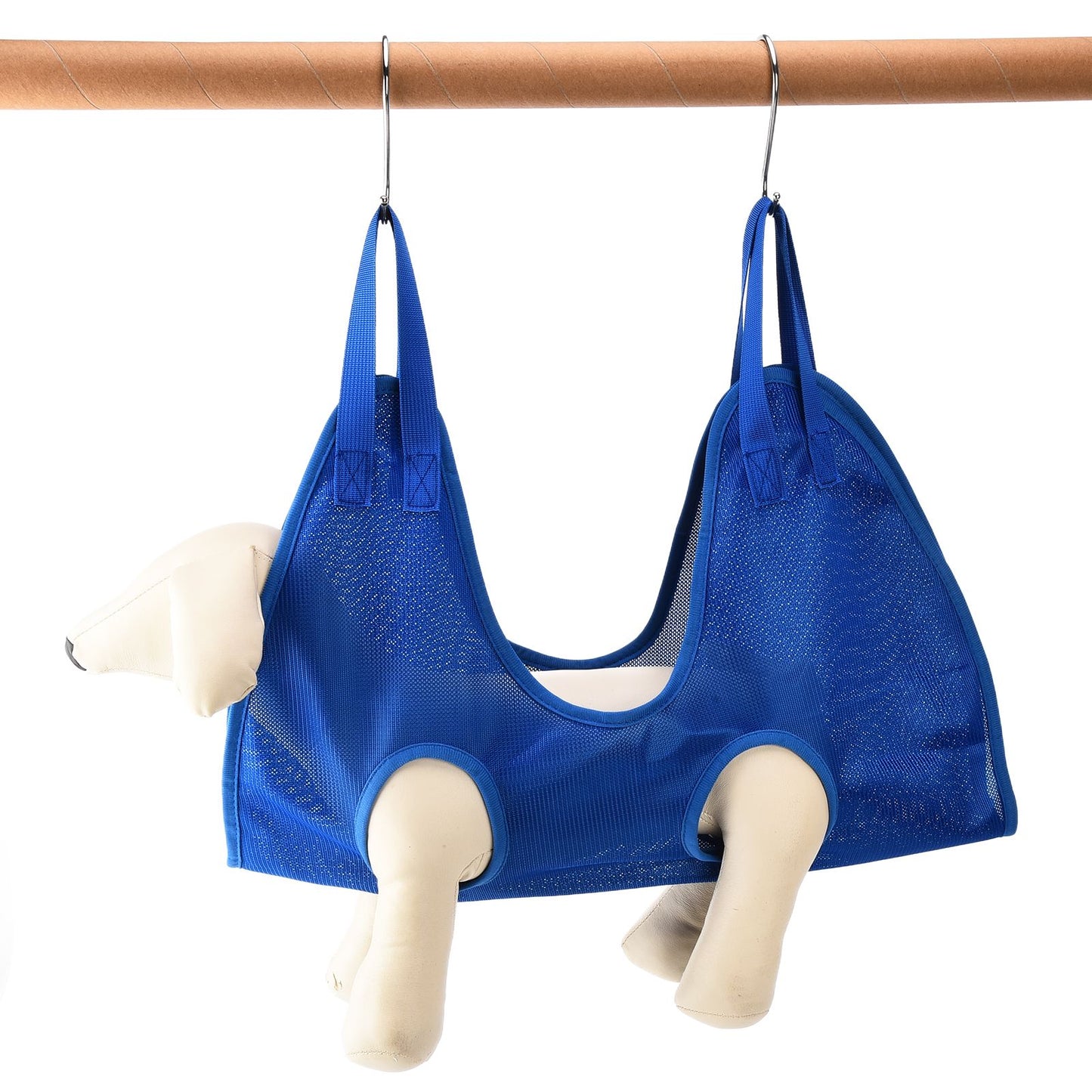 Dog Grooming Sling Multifunctional Pet Grooming Hammock Helper for Bathing Washing Grooming and Trimming NailBlue M