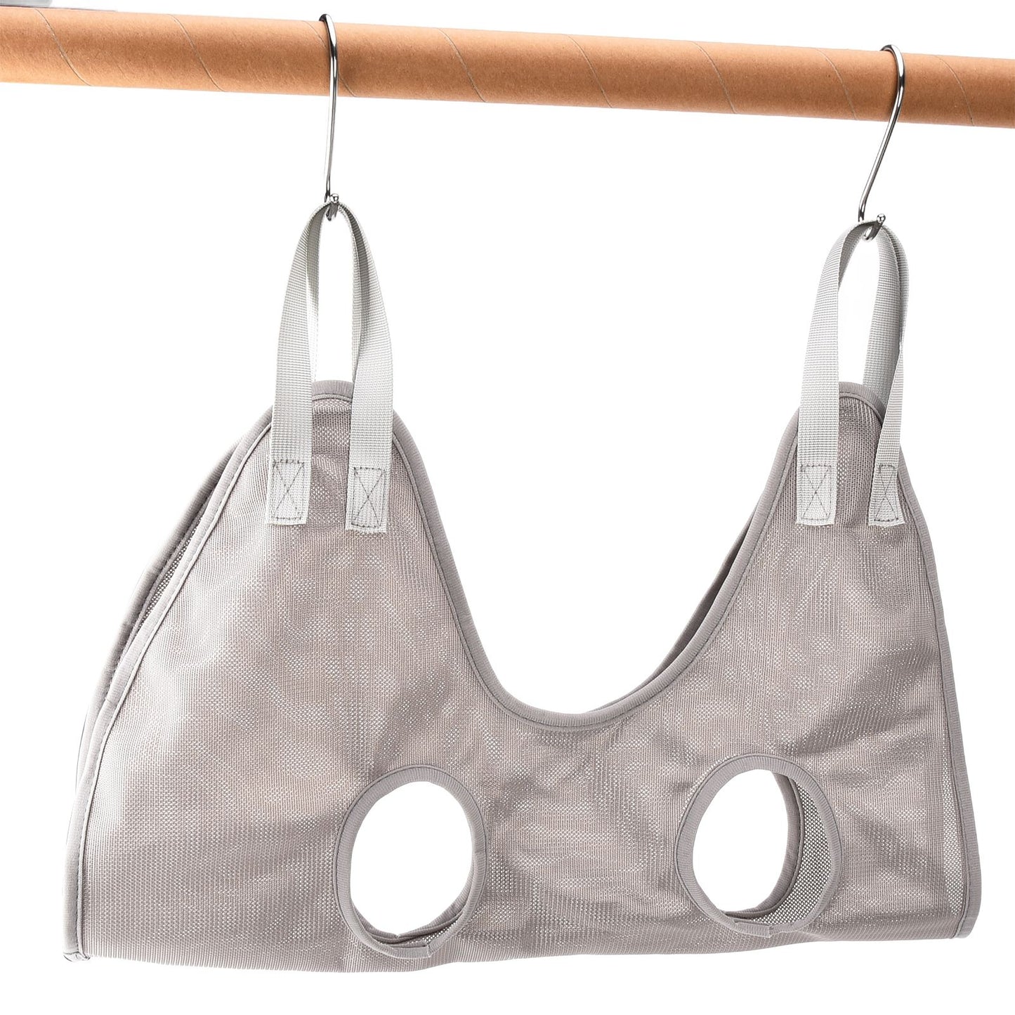 Dog Grooming Sling Multifunctional Pet Grooming Hammock Helper for Bathing Washing Grooming and Trimming NailGrey S