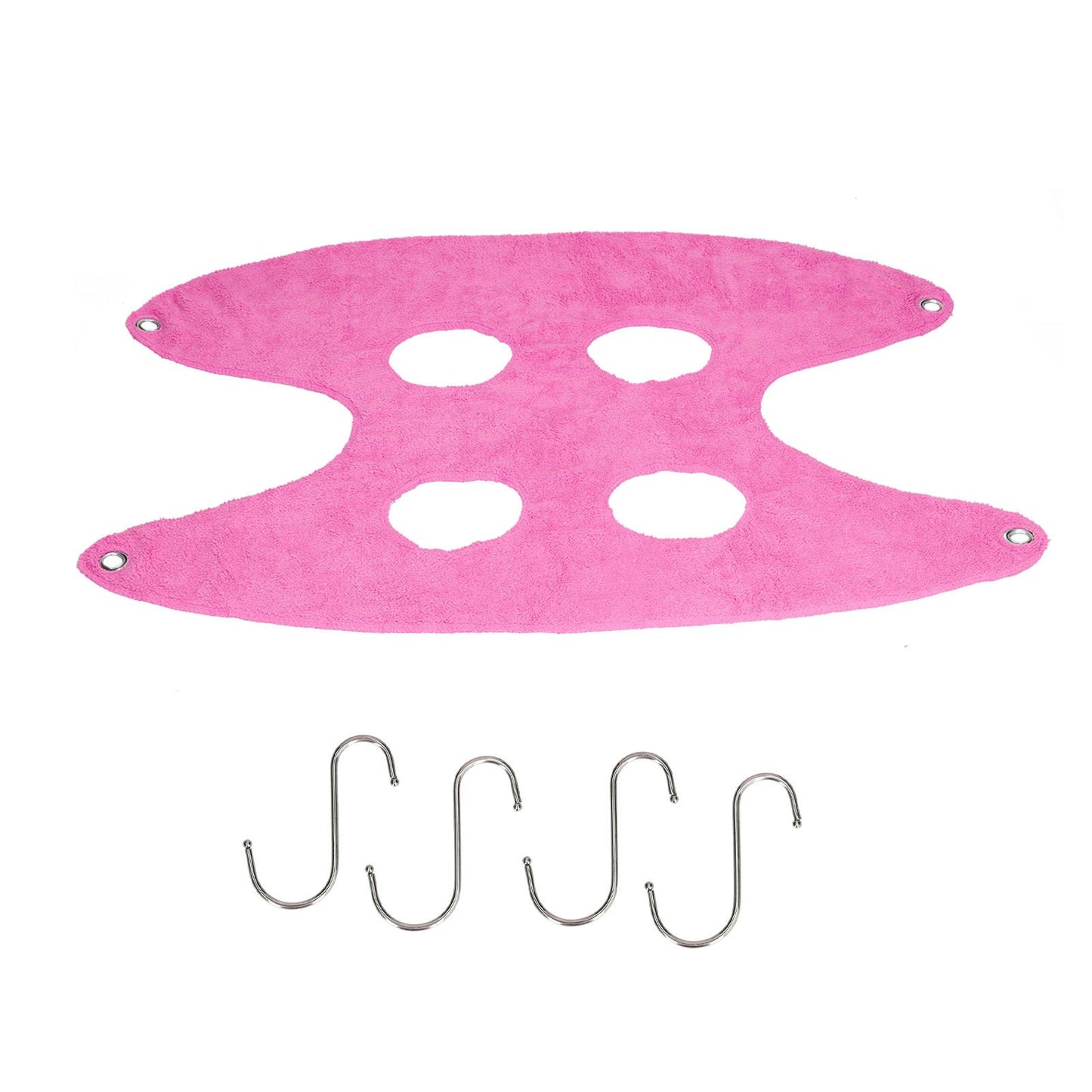 Pet Grooming Sling Dog Grooming Sling Hammock Helper for Bathing Washing Nail ClippingL Rose Red