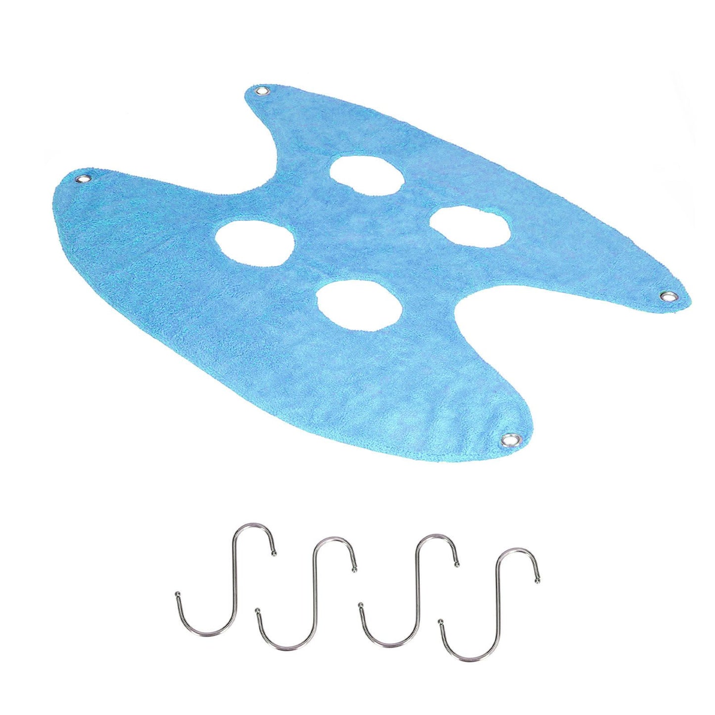 Pet Grooming Sling Dog Grooming Sling Hammock Helper for Bathing Washing Nail ClippingL Blue