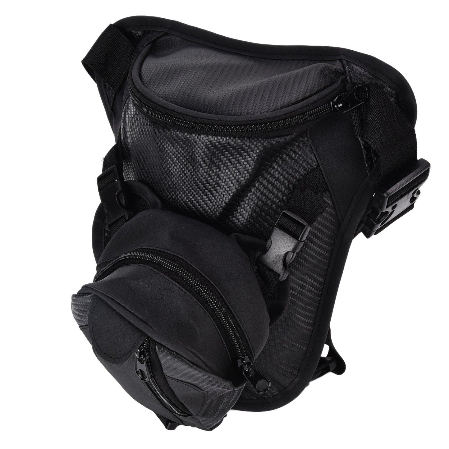 Men Leather Thigh Bag Multifunctional Drop Leg Bag Thigh Satchel for Bicycle Travel Hiking