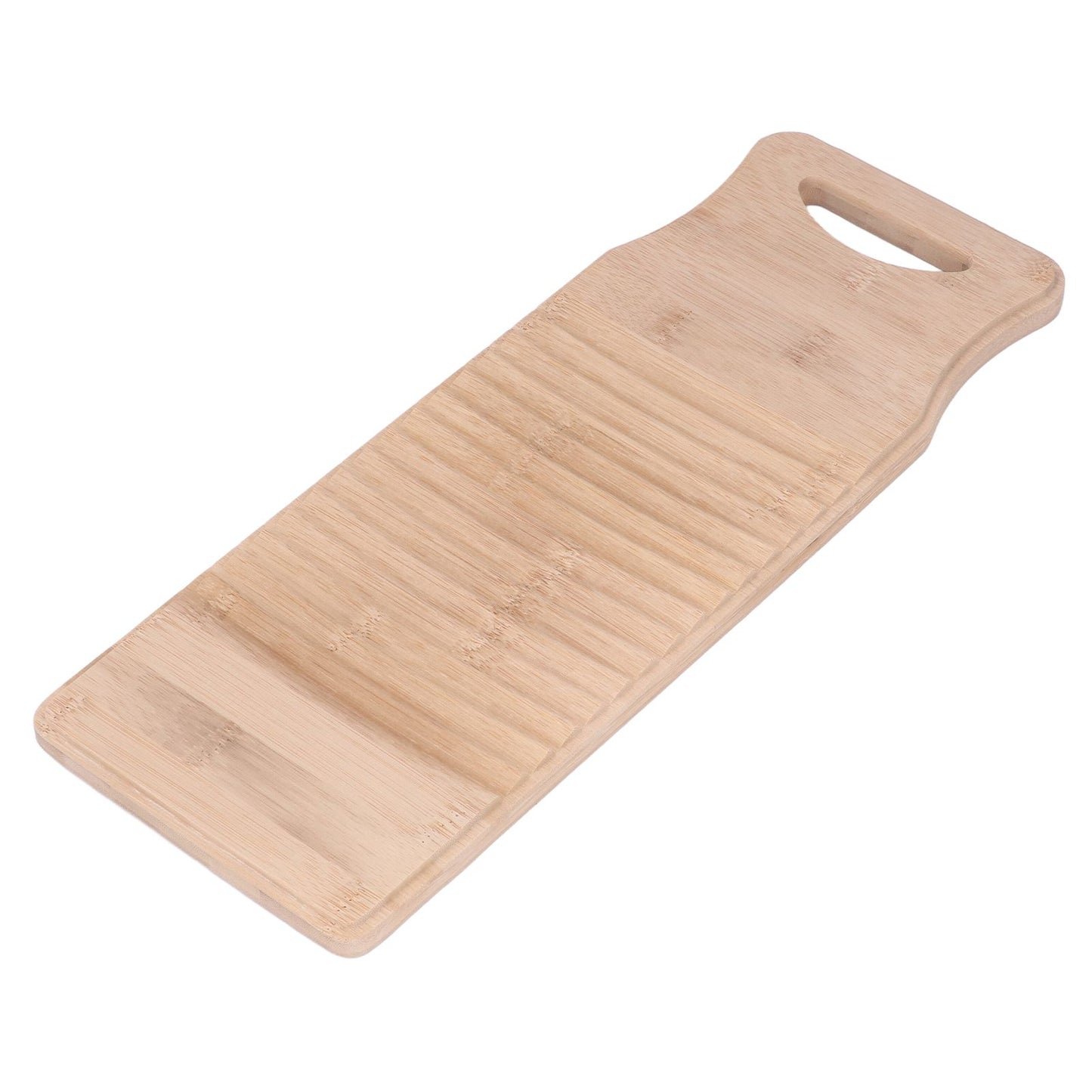 Bamboo Washboard Practical Hand Wash Laundry Cleaning Board for Home School 40cm / 15.7in Length
