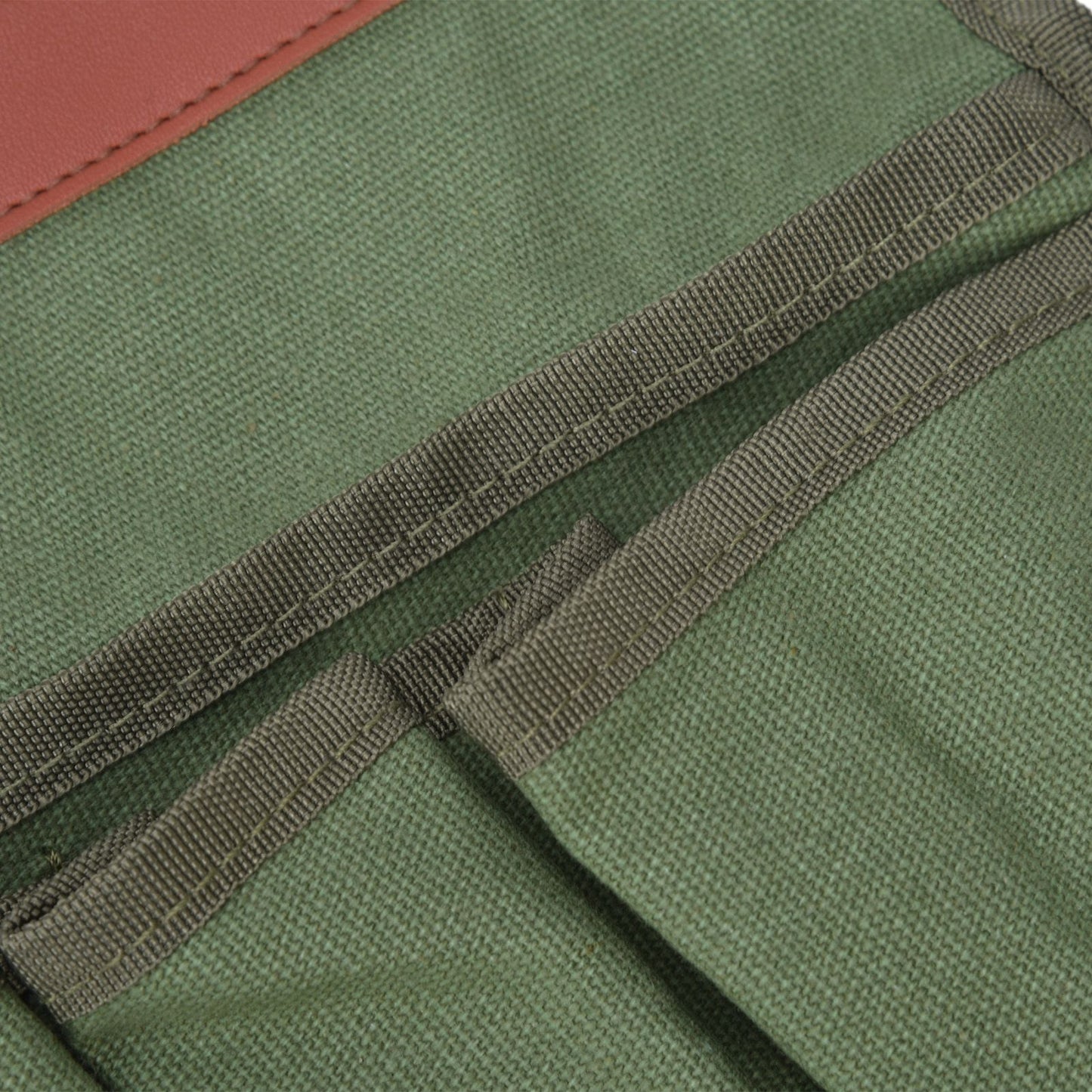 Camping Chair Armrest Storage Bag Large Capacity Multiple Pockets Portable Chair Hanging Storage Bag for Outdoor BeachMilitary Green