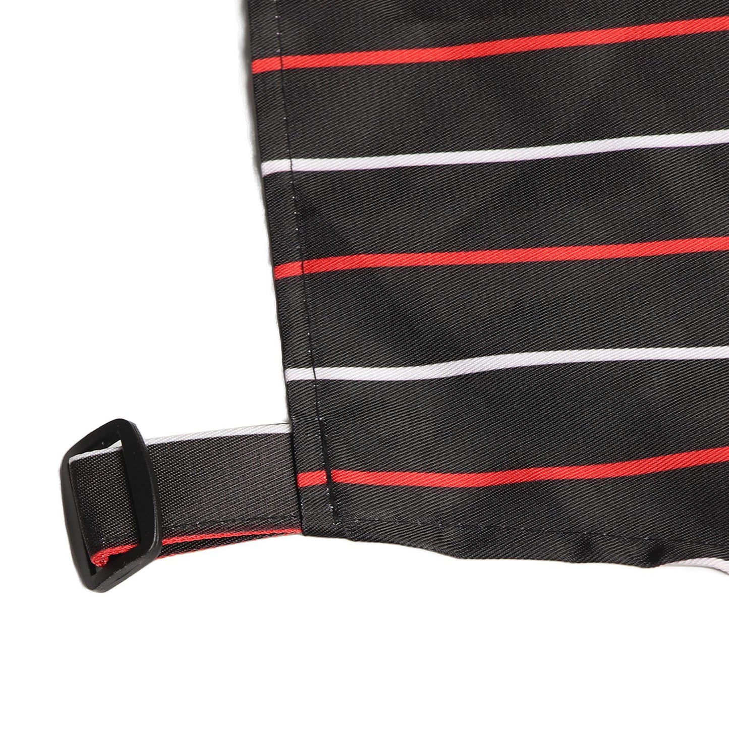 Bib Apron Waterproof Adjustable Kitchen Cooking Aprons with Dual Pockets for Kitchens Restaurants BakersRed and White Bars