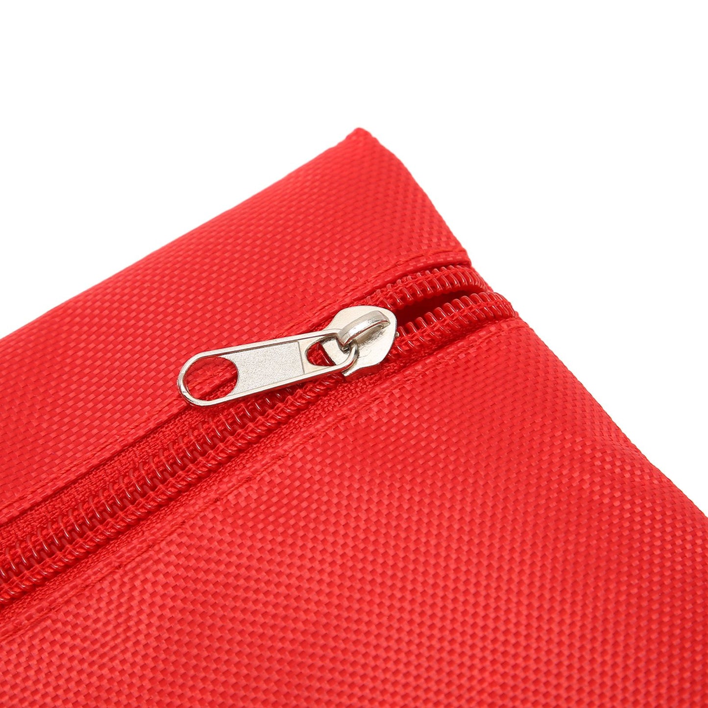 5Pcs/Set Potable Medicine Bag Empty Aid Case Rescue Pouch Waterproof Nylon Red for Home Outdoor Travel Small 20x14cm/7.87x5.51in