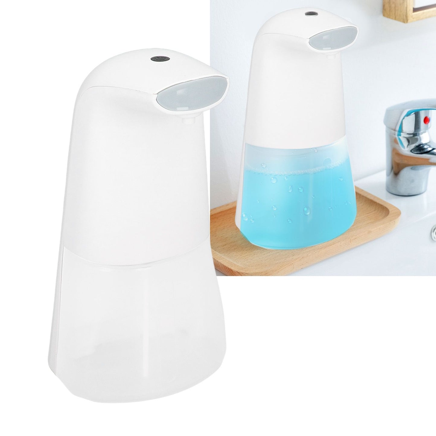 Soap Dispenser Automatic Infrared Sensing Pressing Free Built in Battery ABS PP Touchless Foaming Soap Dispenser for Home Hand Sanitizer