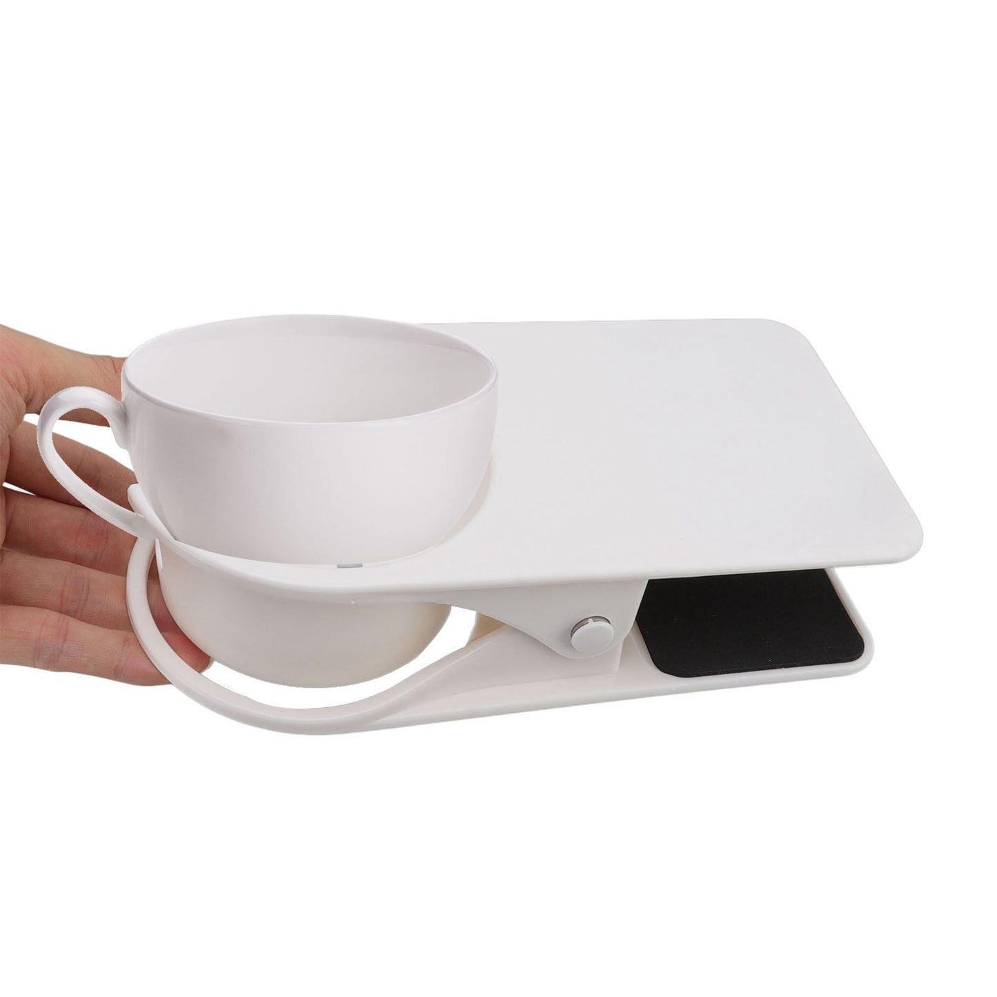 Water Cup Bracket Stable Multifunctional High Temperature Resistance Desktop Cup Holder for Home Office White