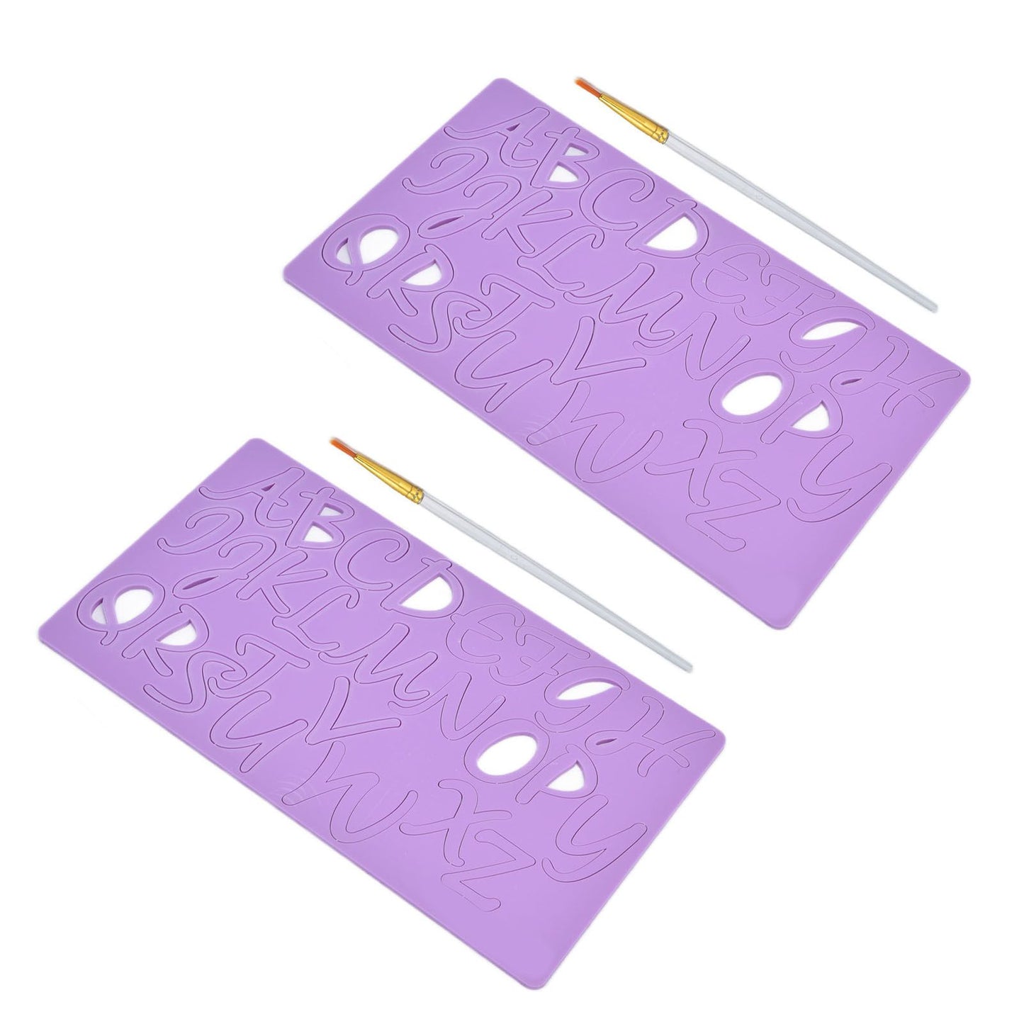 Letter Fondant Silicone Mold Alphabet A‑Z Silicone Fondant Mould for Birthday Anniversary Cake Decorating Candy Making