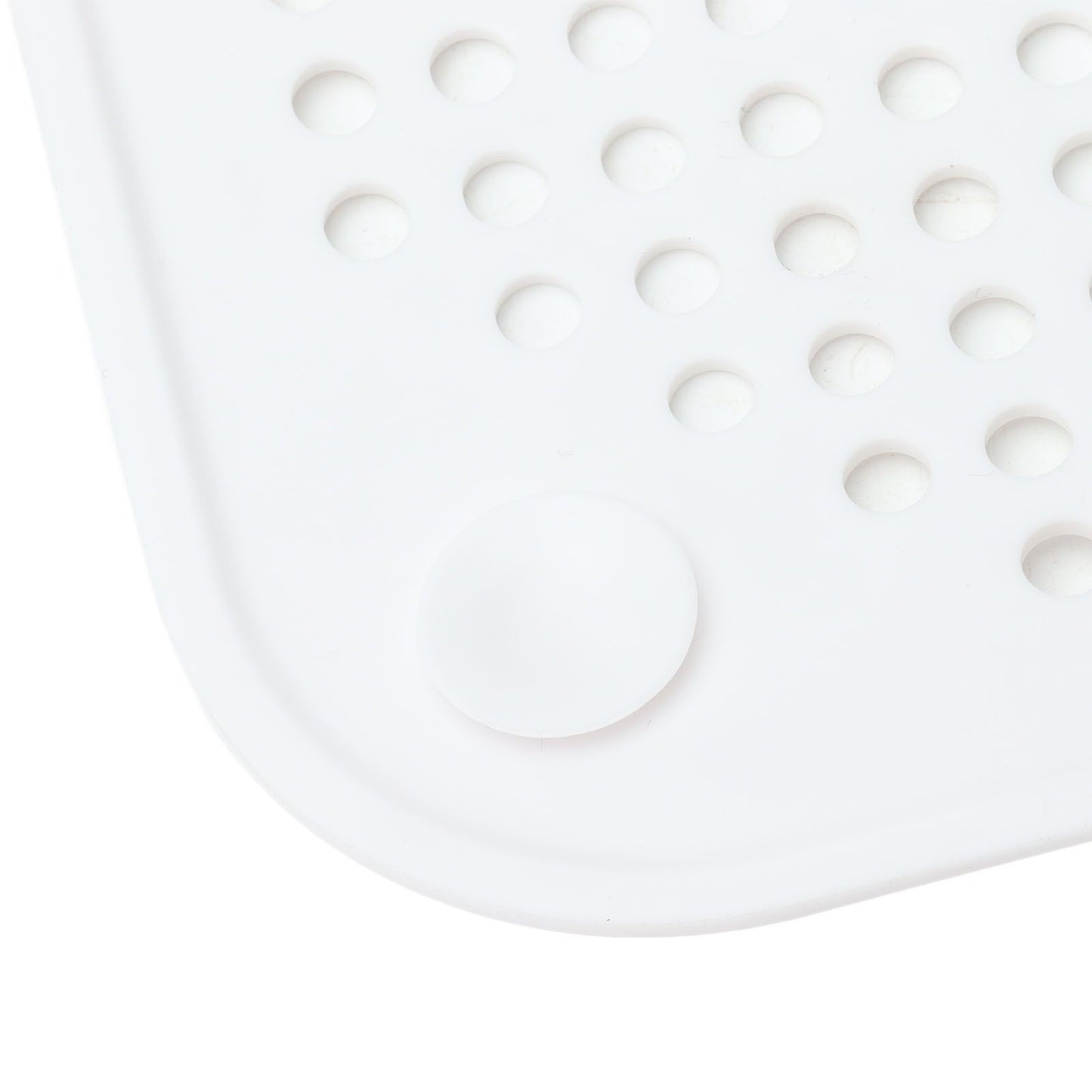 4 Pcs Drain Hair Catcher Square TPR Shower Hair Stopper with Suction Cup for Bathroom Bathtub Kitchen Grey and White