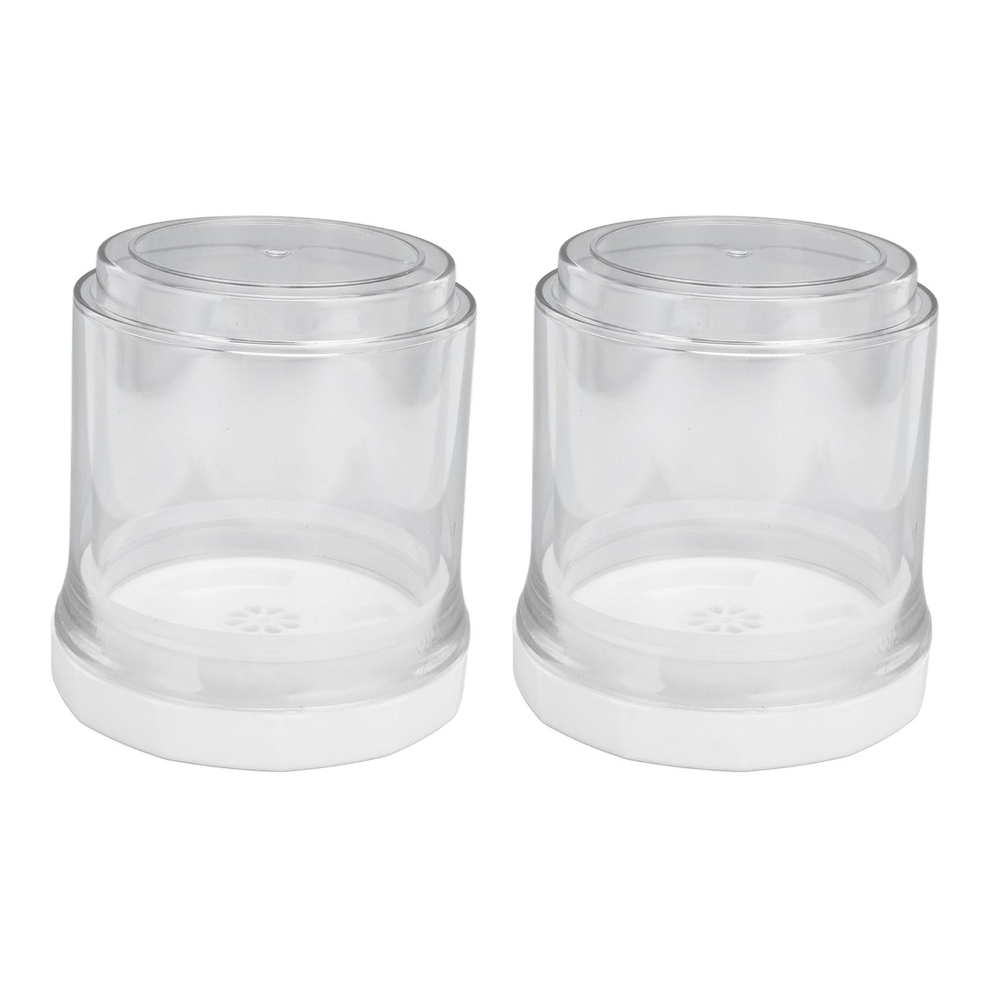 2Pcs Vacuum Container Push Type Retractable Adjustable Food Storage Box with Cover for Kitchen Home