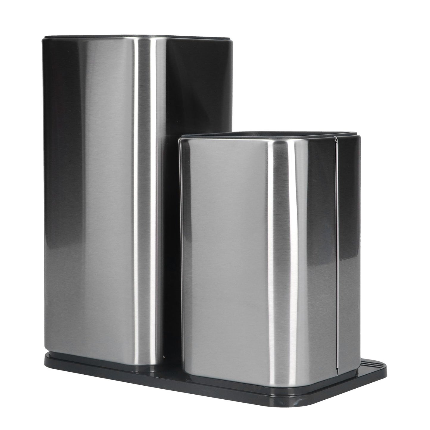 2 in 1 Knife Holder with Cutting Board Organizer Stainless Steel Kitchen Storage Accessory