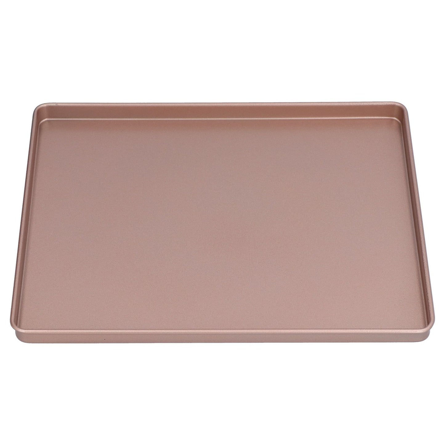 Multifunctional Baking Pan Rose Gold Non Stick Pizza Bread Bakeware Carbon Steel Rectangle Baking Tray