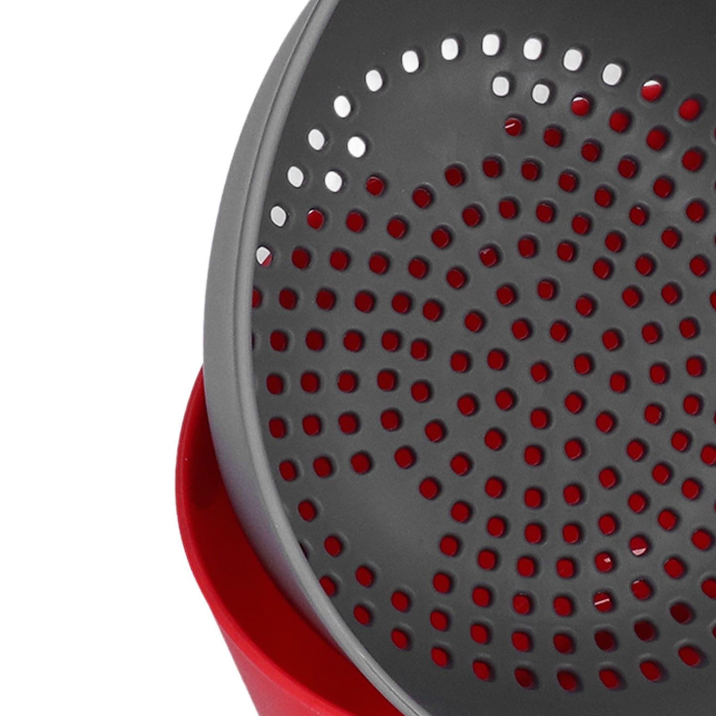 Plastic Strainer 2 in 1 Double Layer Detachable Large Capacity High Durability Nontoxic Food Strainer