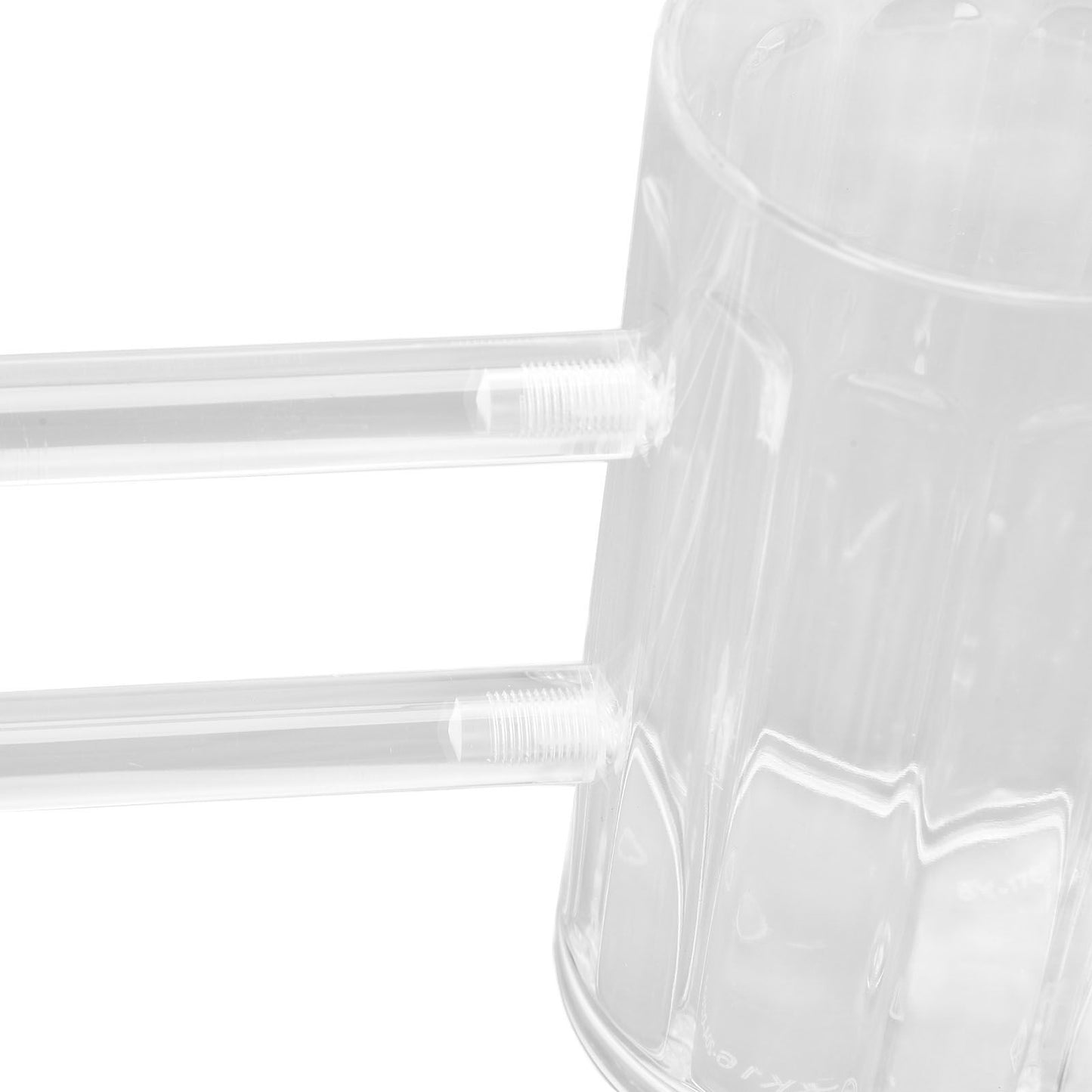 Beer Mug Siamese Anti Drop Exquisite Ergonomics Handle Glass Beer Stein with Connection Tubes for KTV Bar Home Parties