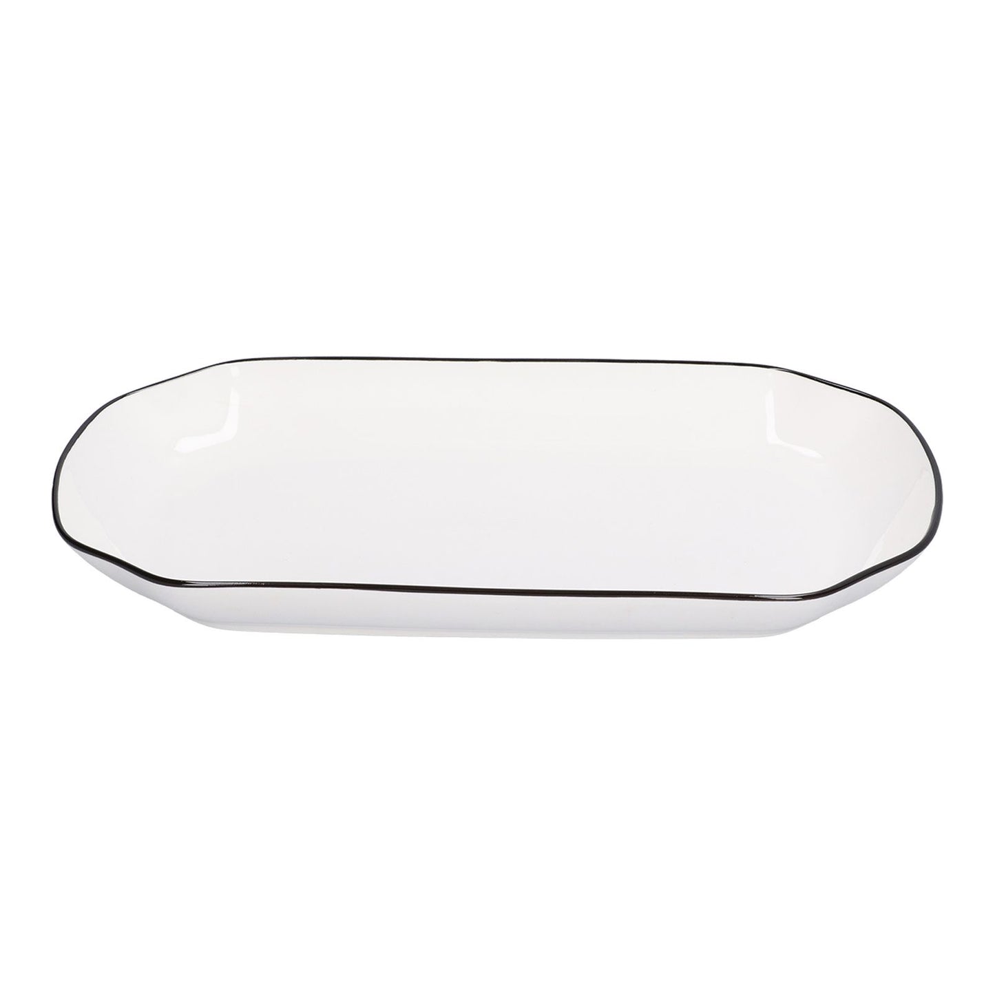 12in Dinner Plate Dish 550ml White Ceramic Noodle Soup Fish Plate Kitchen Tableware for Restaurant