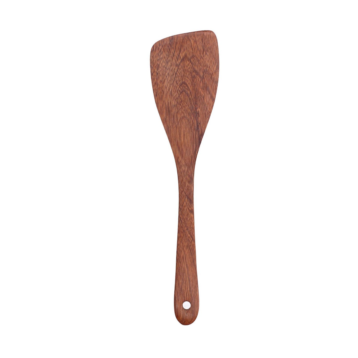 Natural Wood Long Handle Spatula Frying Spatula Round Hole Wall Mounted Kitchen UtensilOblique Spatula