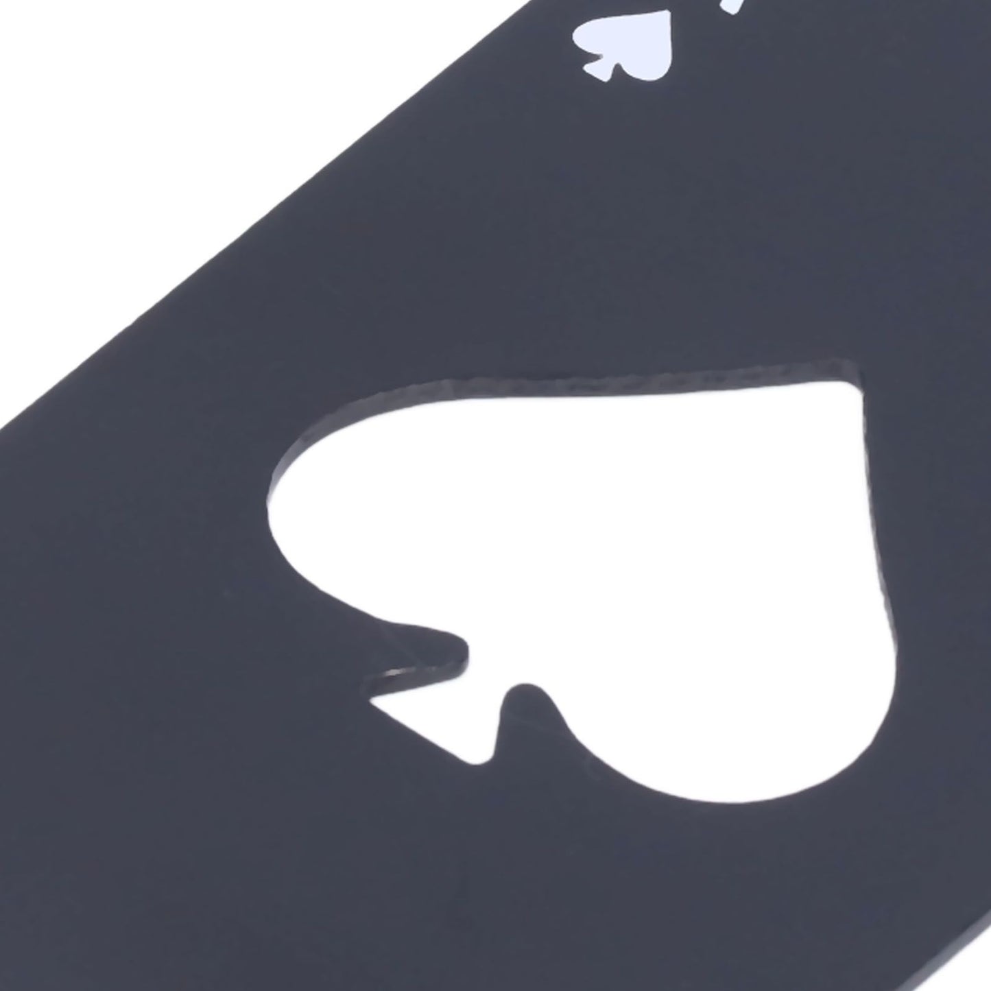 Bottle Opener Innovative Poker Card Shape Stainless Steel Wine Beer Caps Opener for Home Bar PartyBlack