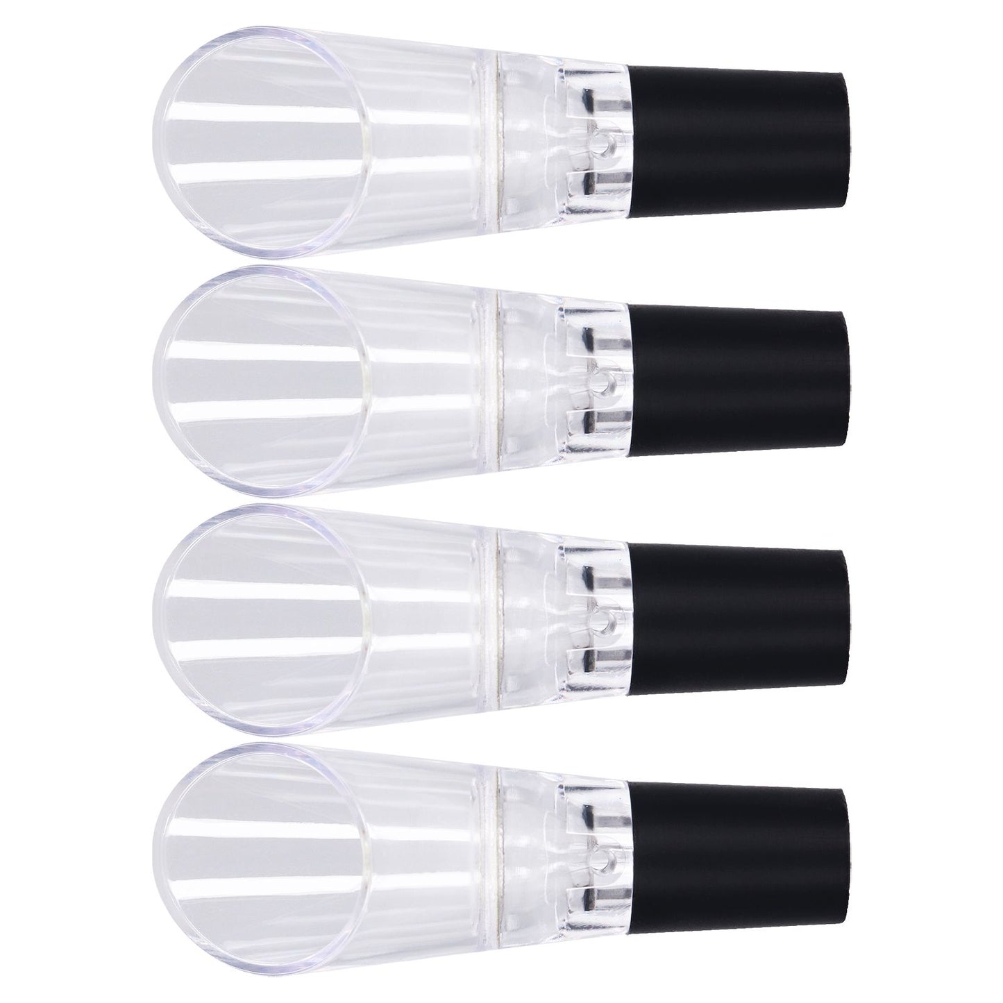 4PCS Wine Aerator Pourer PC Eco Friendly Decanter Spout Bar Accessories for Household PartySilver