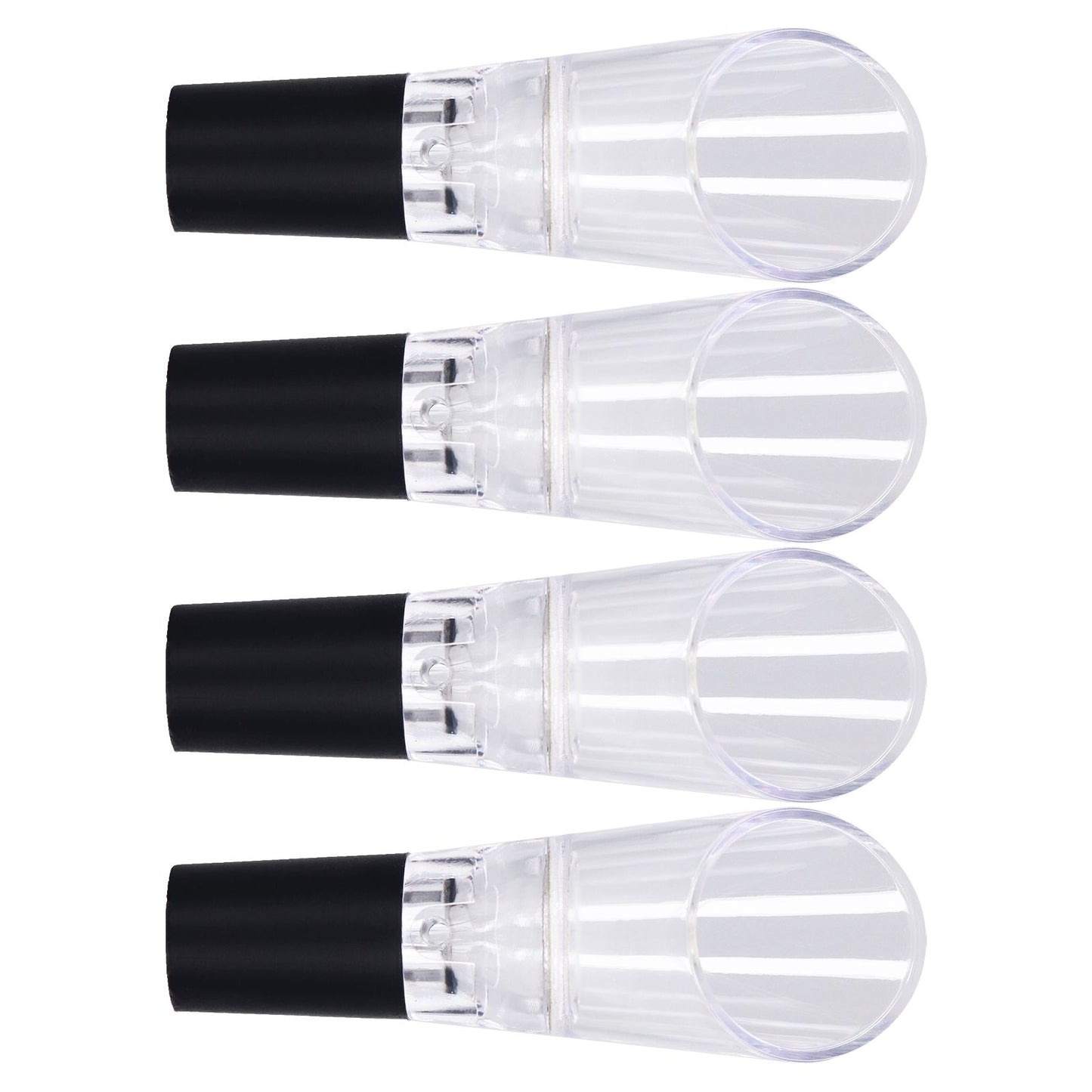 4PCS Wine Aerator Pourer PC Eco Friendly Decanter Spout Bar Accessories for Household PartySilver