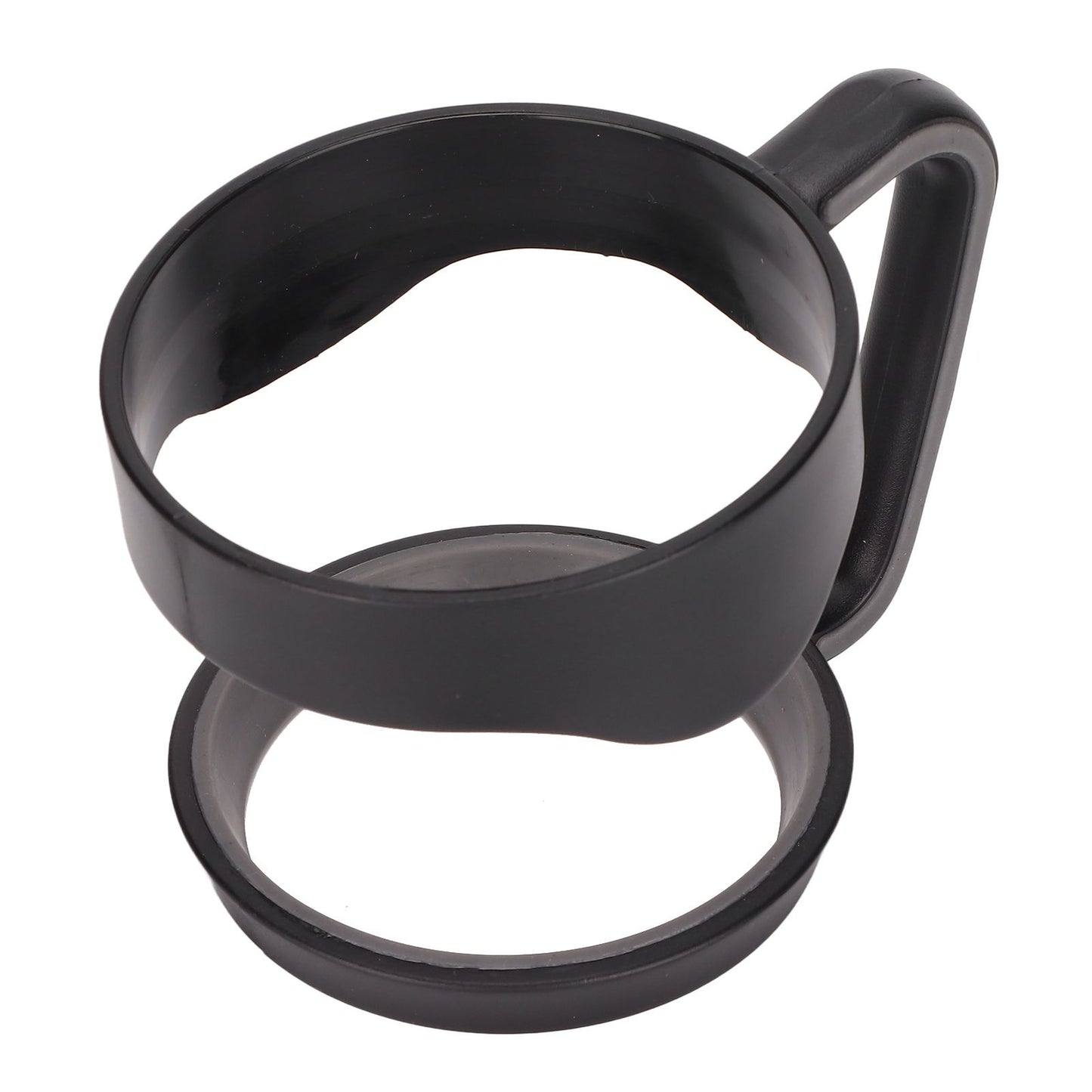 Tumbler Cup Handle Travel Mug Holder 2 Circle Non Slip for Car Icemaster Snowman 30OzBlack