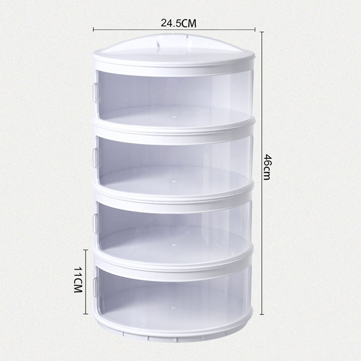Insulated Food Cover Multilayer Heat Preservation Warm Intimate Effective Isolation Stackable Dish Cover4 Layers