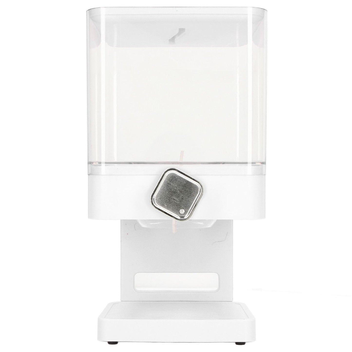 Cereal Dispenser 17.5oz Capacity Single Grid Grain Dispenser Transparent Plastic Food Dispenser for All Kinds Dry Food