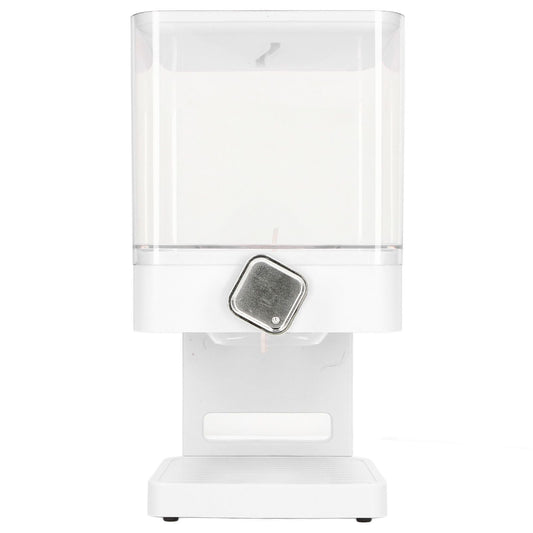 Cereal Dispenser 17.5oz Capacity Single Grid Grain Dispenser Transparent Plastic Food Dispenser for All Kinds Dry Food