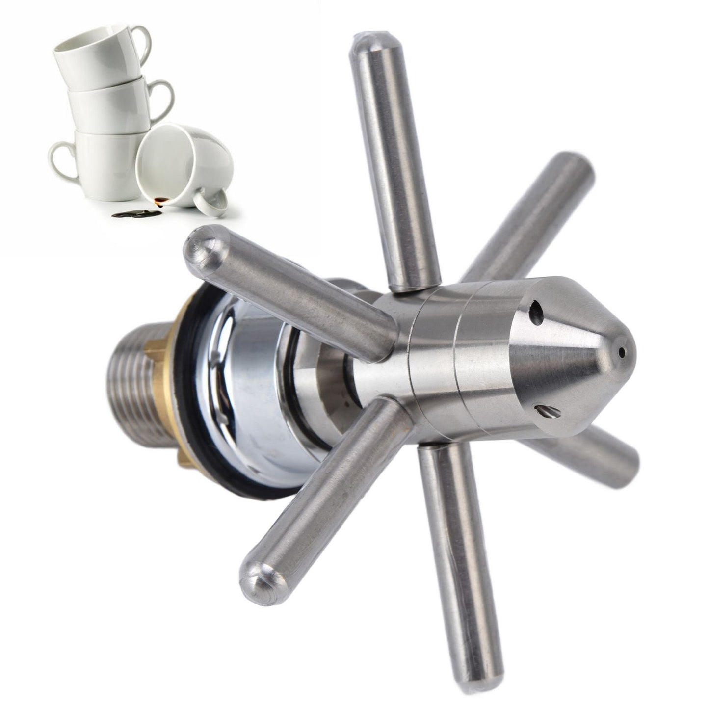 Sink Glass Rinser Faucet Stainless Steel Kitchen Glass Cup Washer for Bar Restaurant Coffee Shop Barware Wine Cocktail Beer
