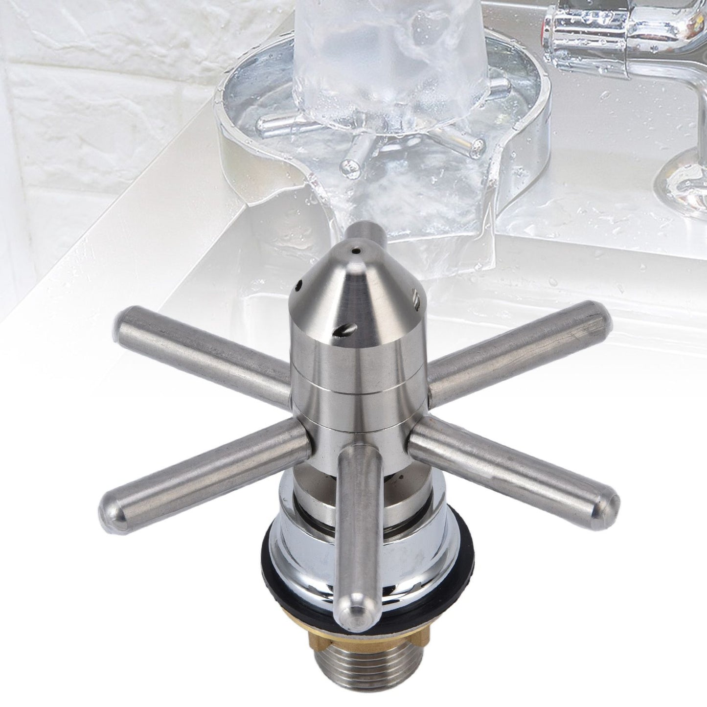 Sink Glass Rinser Faucet Stainless Steel Kitchen Glass Cup Washer for Bar Restaurant Coffee Shop Barware Wine Cocktail Beer