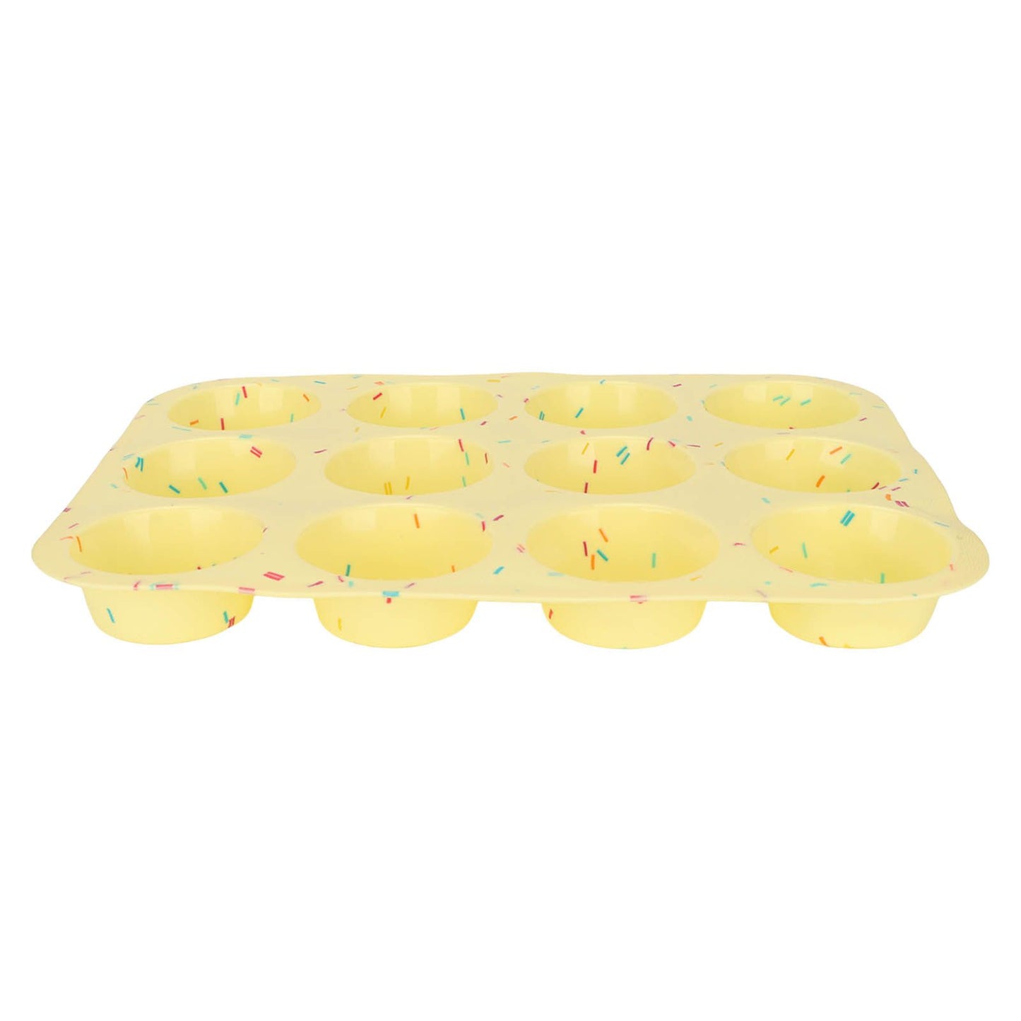 Silicone Baking Mold 12 Compartments Multipurpose Round Easter Egg Silicone Mold for Restaurant Kitchen