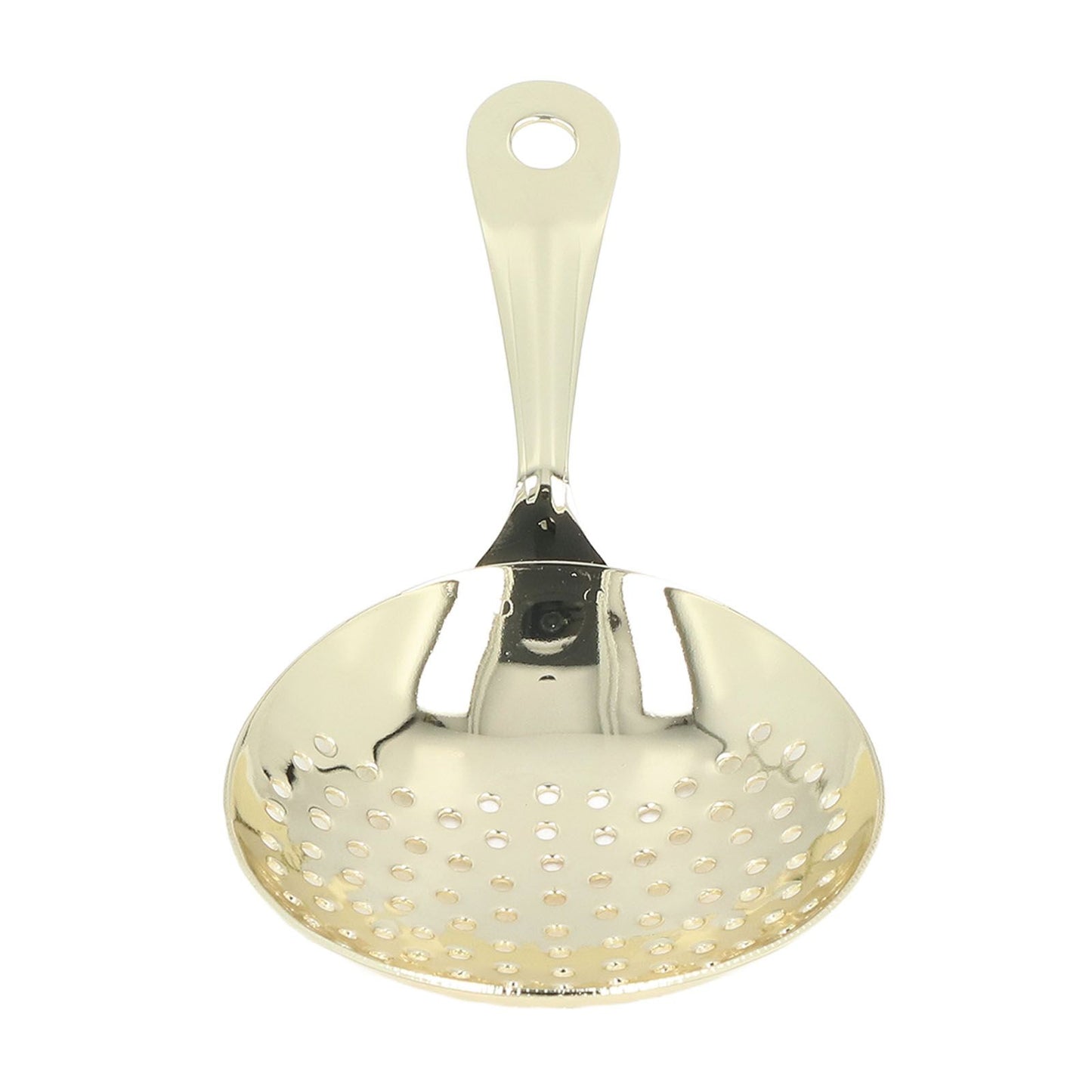Cocktail Strainer Professional Stainless Steel Shell Cocktail Strainer for Bar Club Restaurant Gold