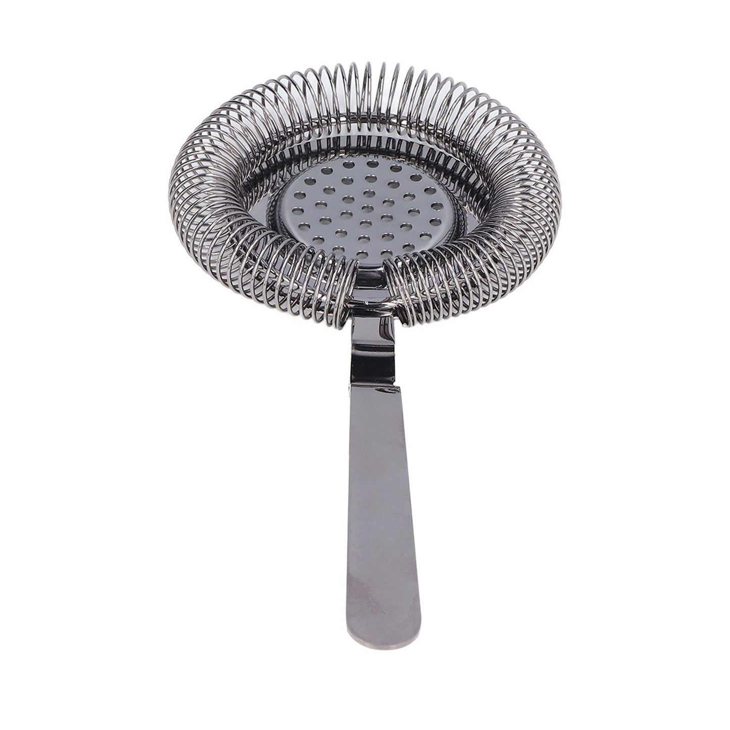 Bar Strainer Fine Filtering Professional Stainless Steel Cocktail Strainer for Bartending Restaurant Party Black Plated