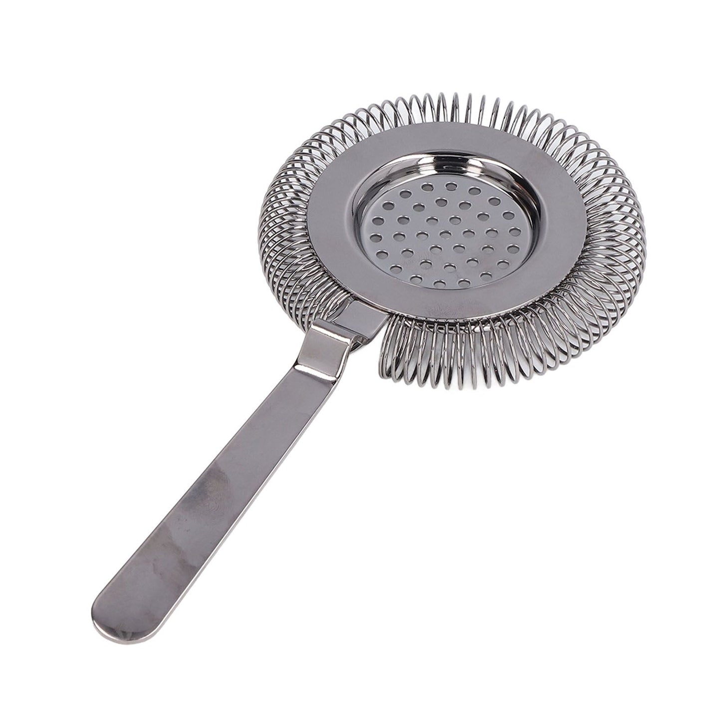 Bar Strainer Fine Filtering Professional Stainless Steel Cocktail Strainer for Bartending Restaurant Party Black Plated