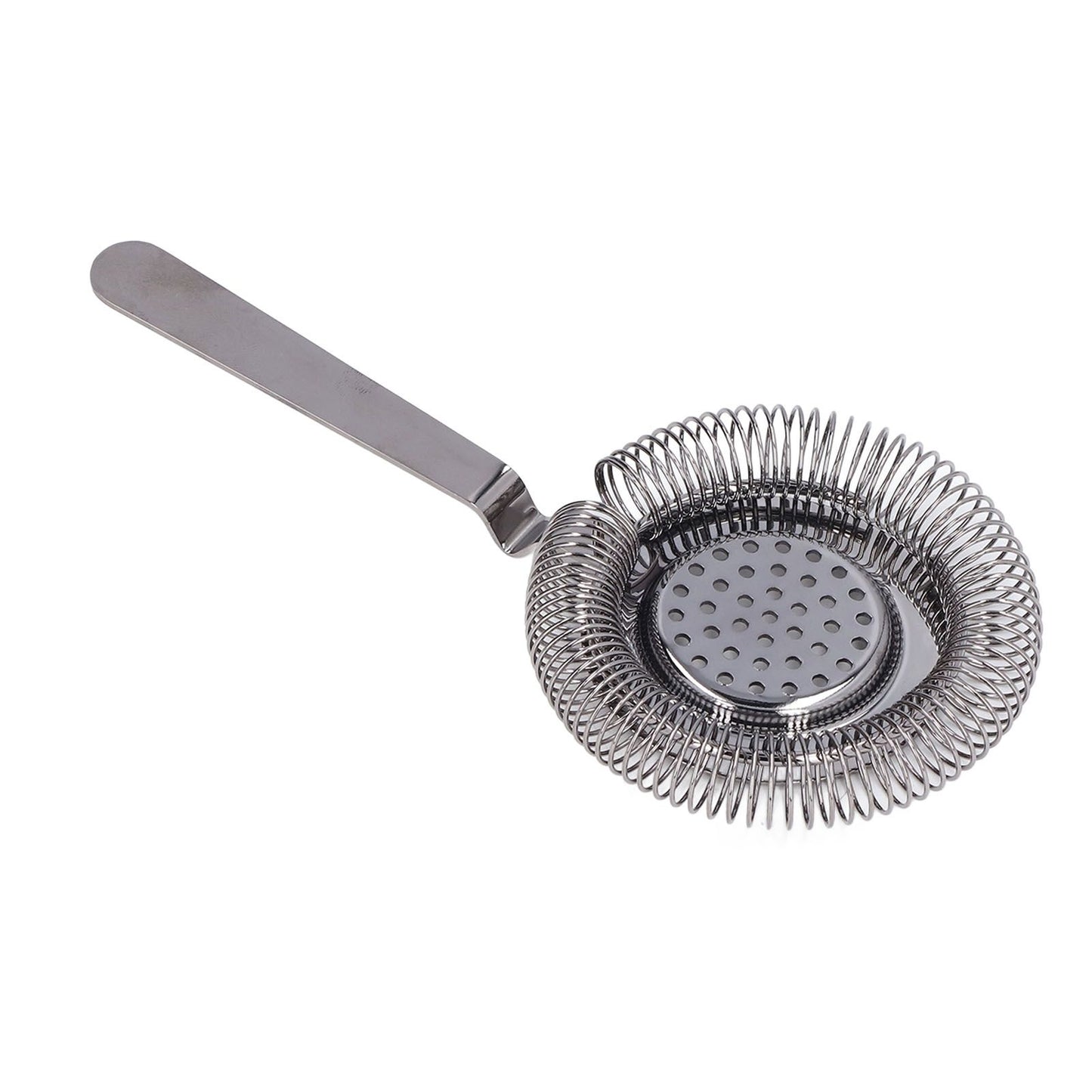 Bar Strainer Fine Filtering Professional Stainless Steel Cocktail Strainer for Bartending Restaurant Party Black Plated