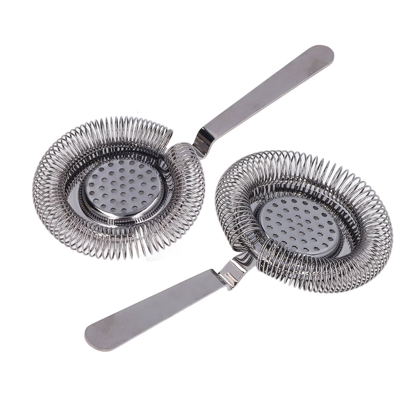 Bar Strainer Fine Filtering Professional Stainless Steel Cocktail Strainer for Bartending Restaurant Party Black Plated