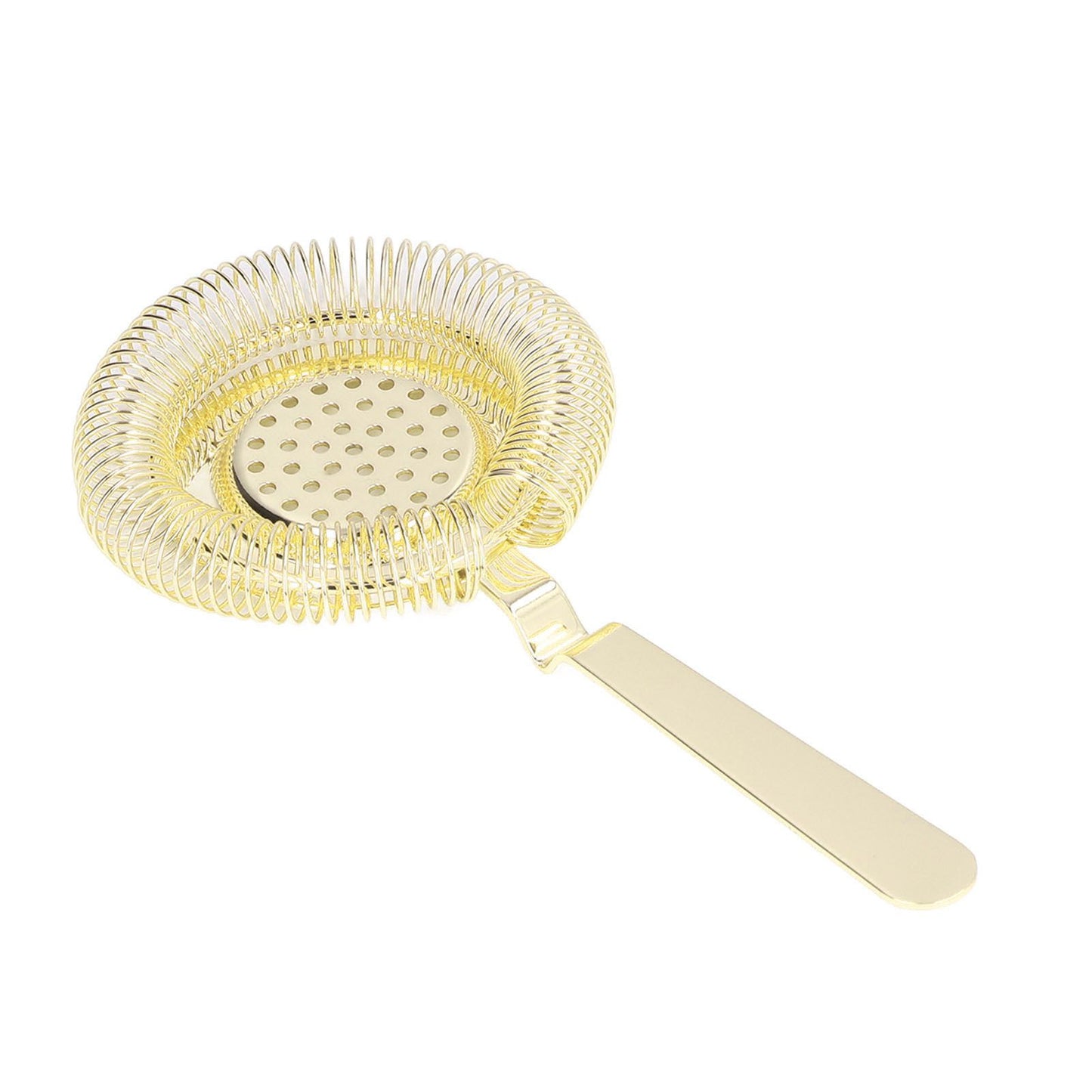 Bar Strainer Fine Filtering Professional Stainless Steel Cocktail Strainer for Bartending Restaurant Party Golden