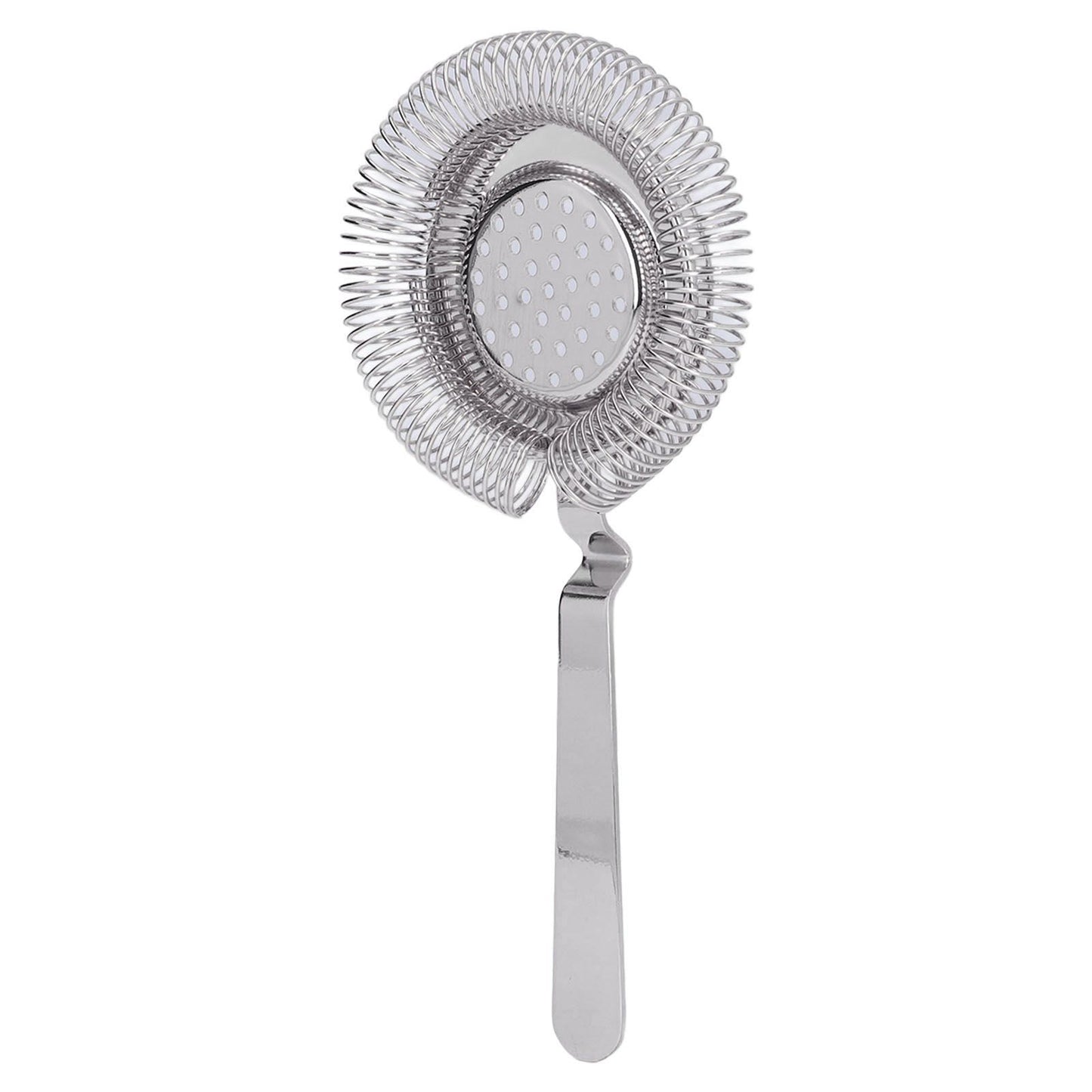 Bar Strainer Fine Filtering Professional Stainless Steel Cocktail Strainer for Bartending Restaurant Party Silver