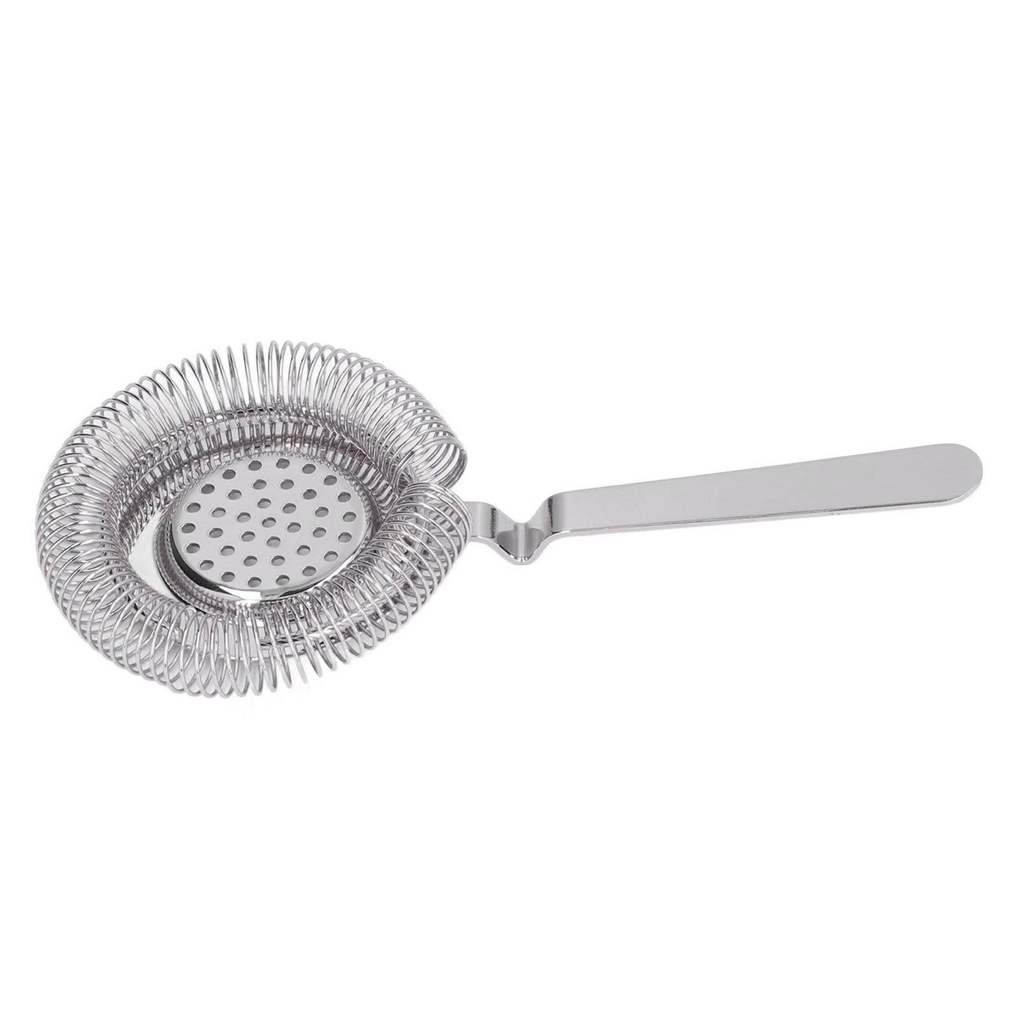 Bar Strainer Fine Filtering Professional Stainless Steel Cocktail Strainer for Bartending Restaurant Party Silver