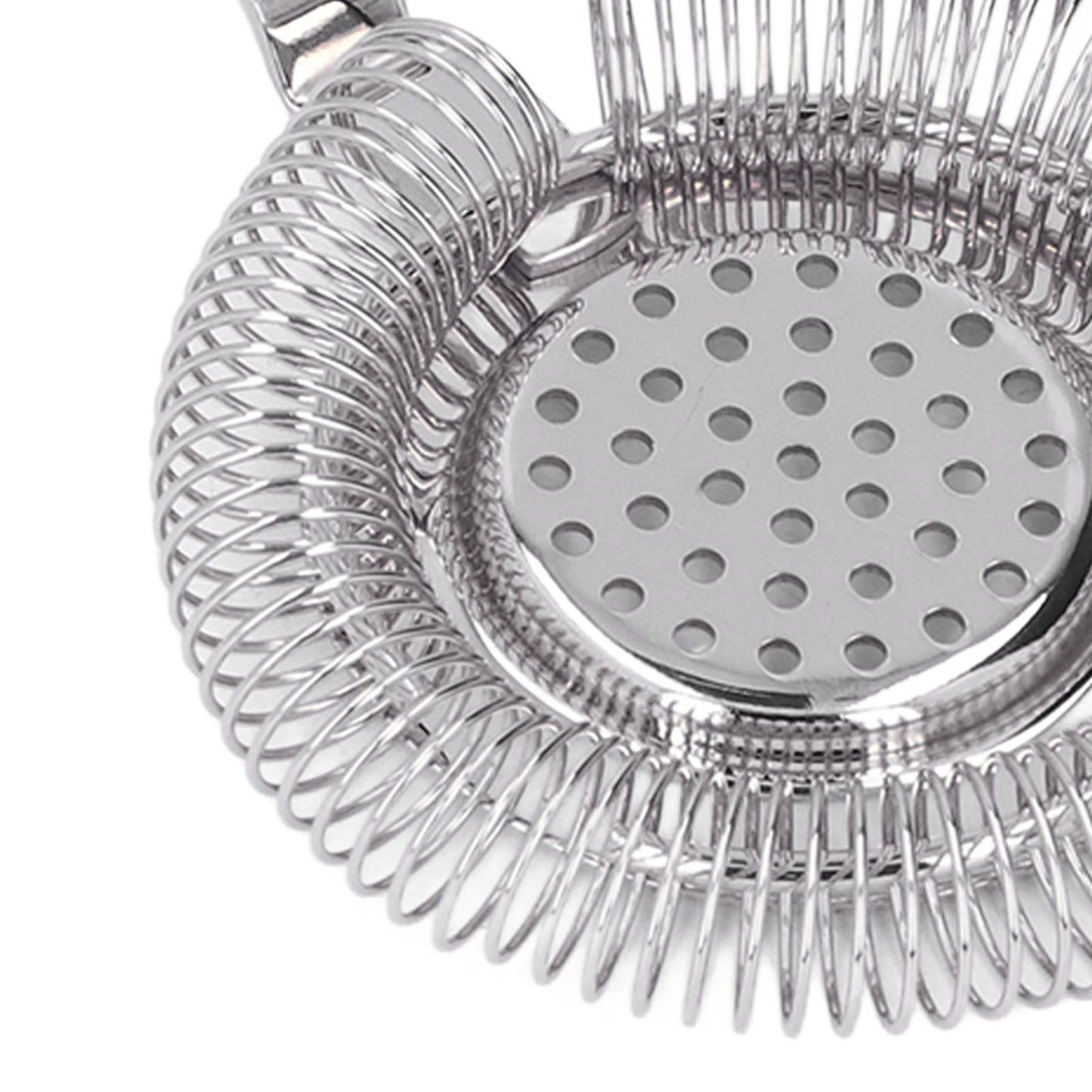 Bar Strainer Fine Filtering Professional Stainless Steel Cocktail Strainer for Bartending Restaurant Party Silver