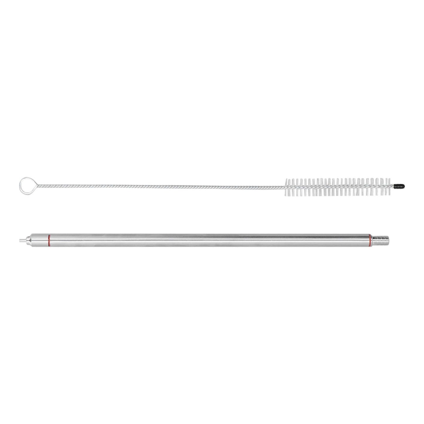 Beer Bottle Filler Set 304 Stainless Steel Spring Loaded Bottle Filler with Cleaning Brush for Home Brewing