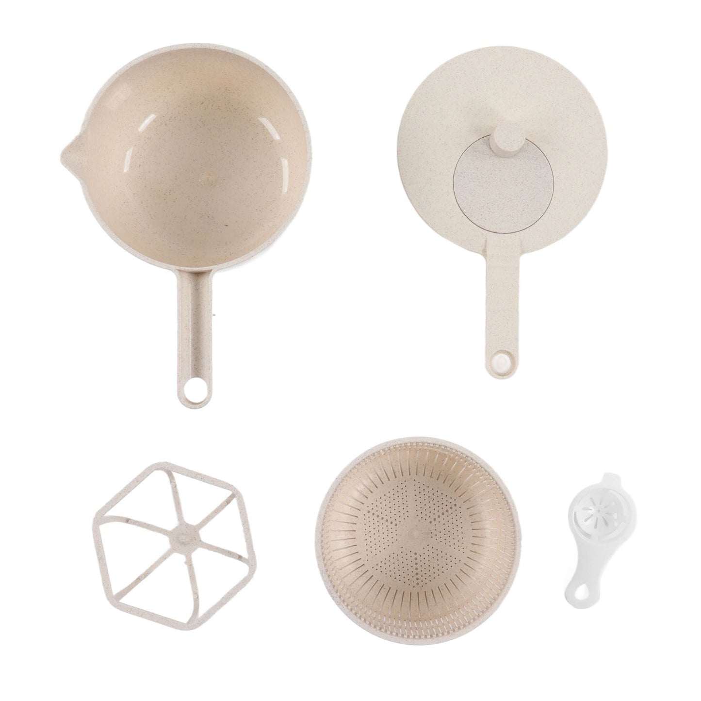 Small Salad Spinner BPA Free Multipurpose Vegetable Washer with Handle and Drain Basket for Home Kitchen