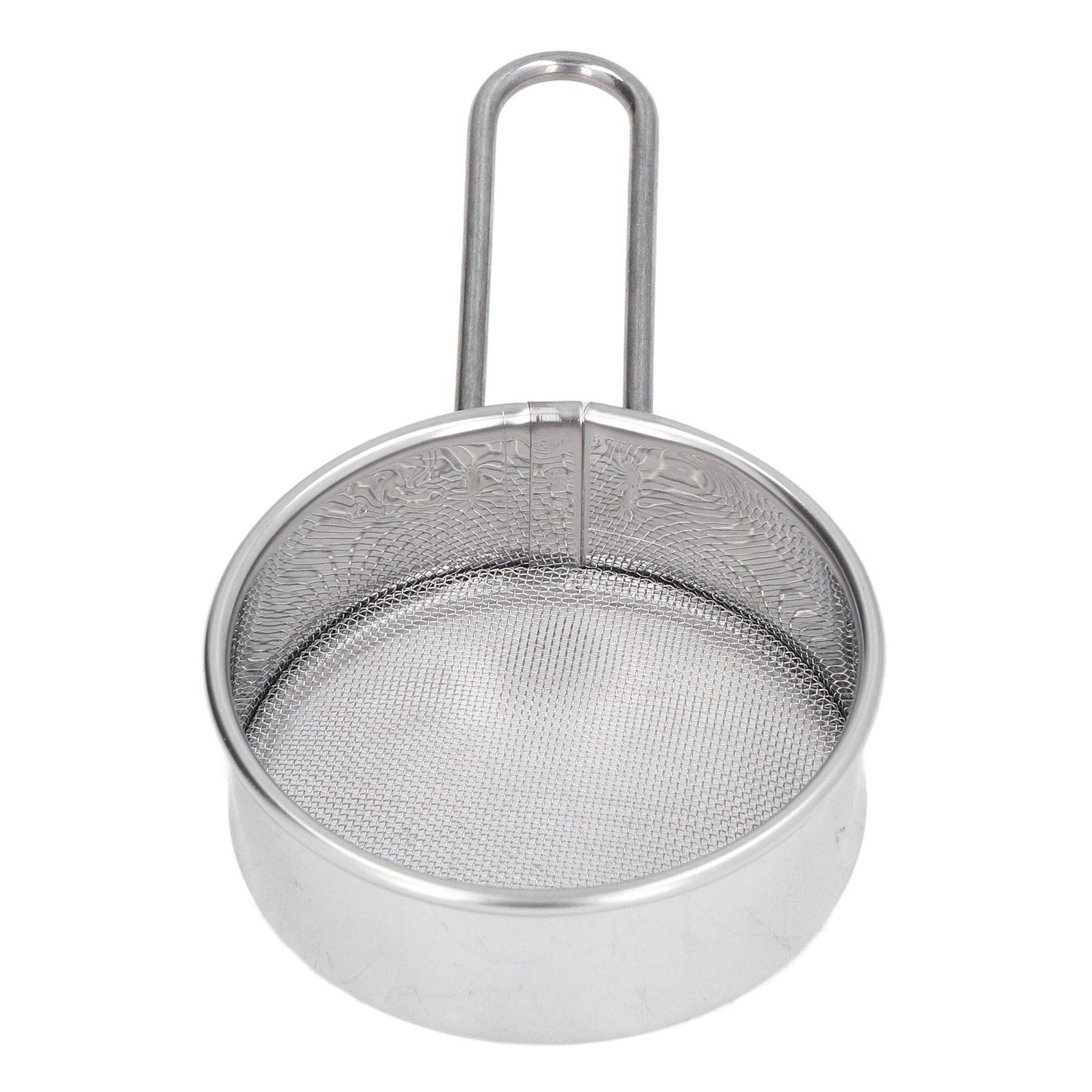 Mini Round Flour Sieve 304 Stainless Steel Fine 40 Mesh Small Professional Flour Strainer for Home Bakeries Cake Shops One Mini Flour Sieve