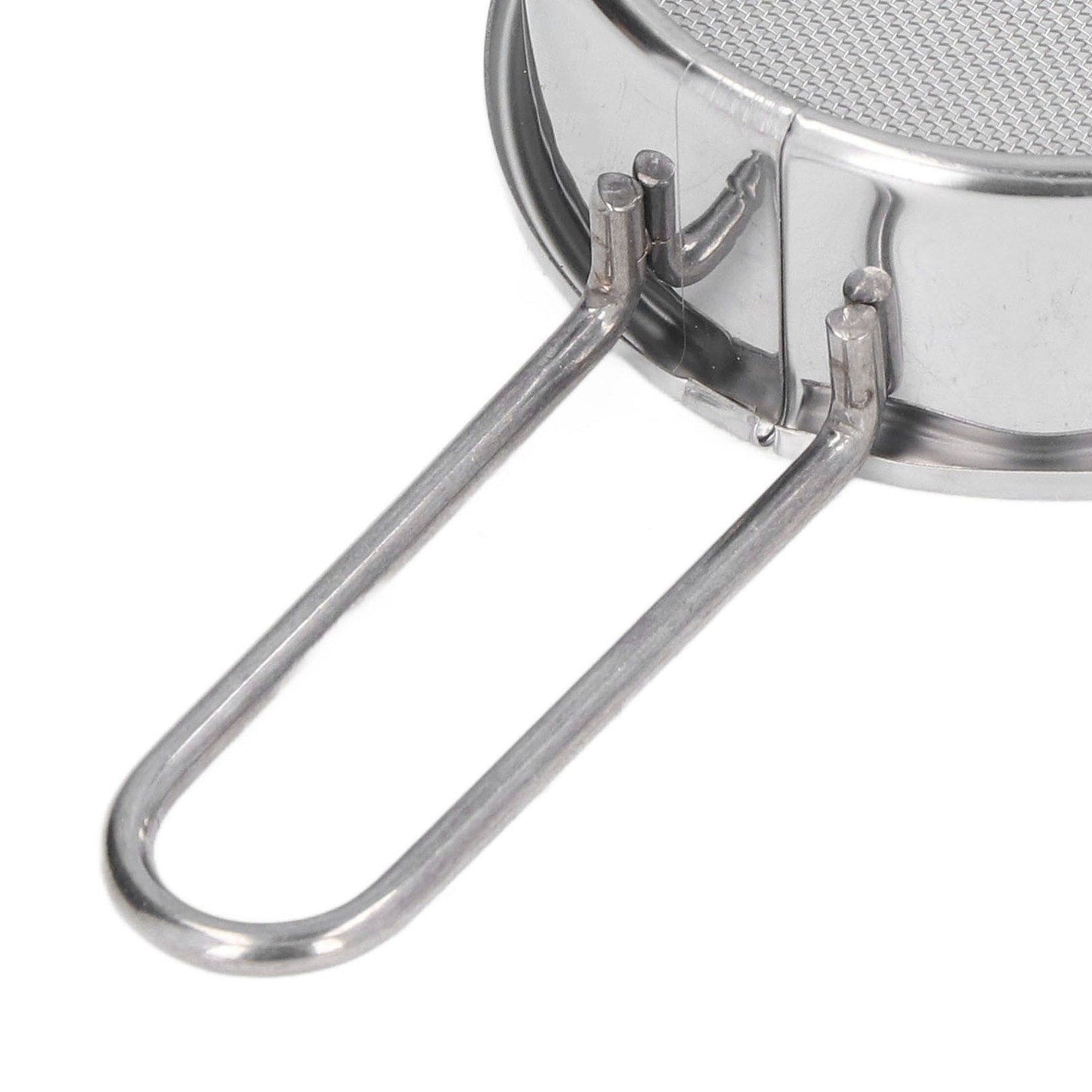 Mini Round Flour Sieve 304 Stainless Steel Fine 40 Mesh Small Professional Flour Strainer for Home Bakeries Cake Shops One Mini Flour Sieve