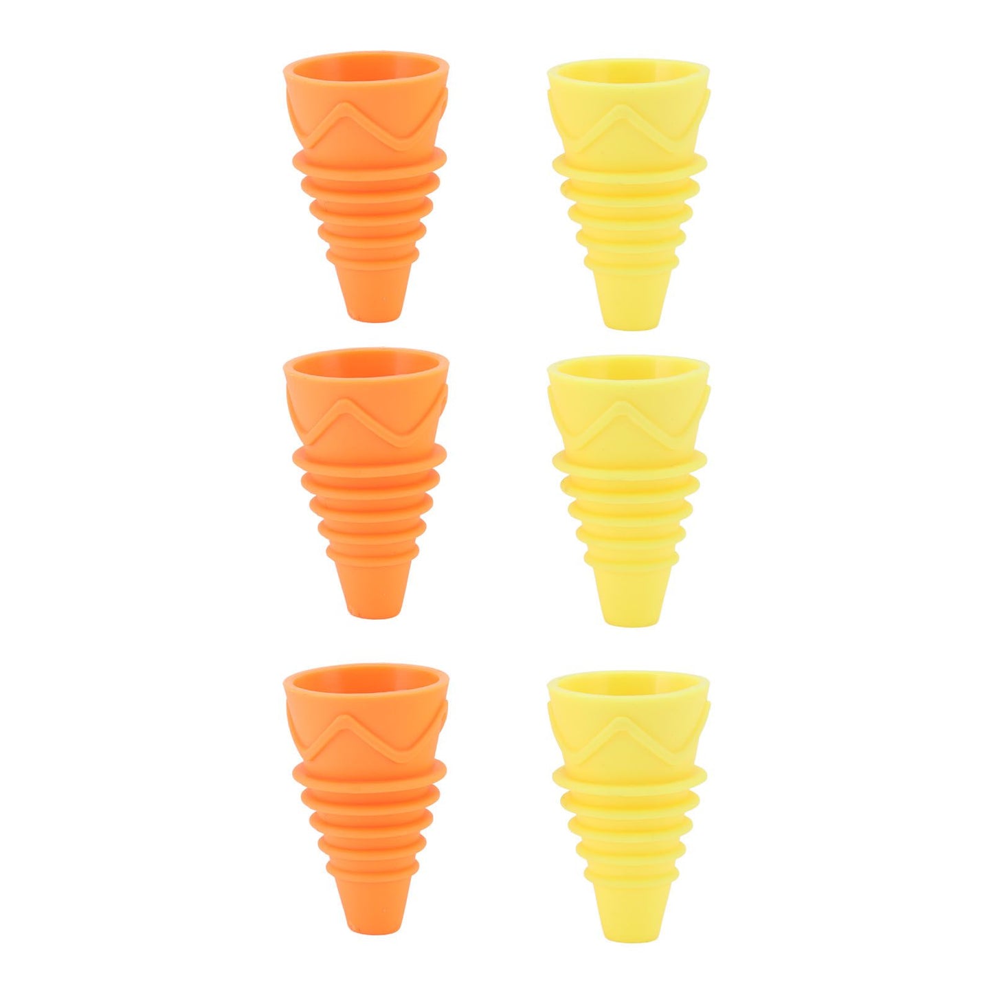 6PCS Fly Trap Funnel Reusable Flexible Silicone Flytrap Funnel Home Garden Kitchen Flytrap for Water Bottles