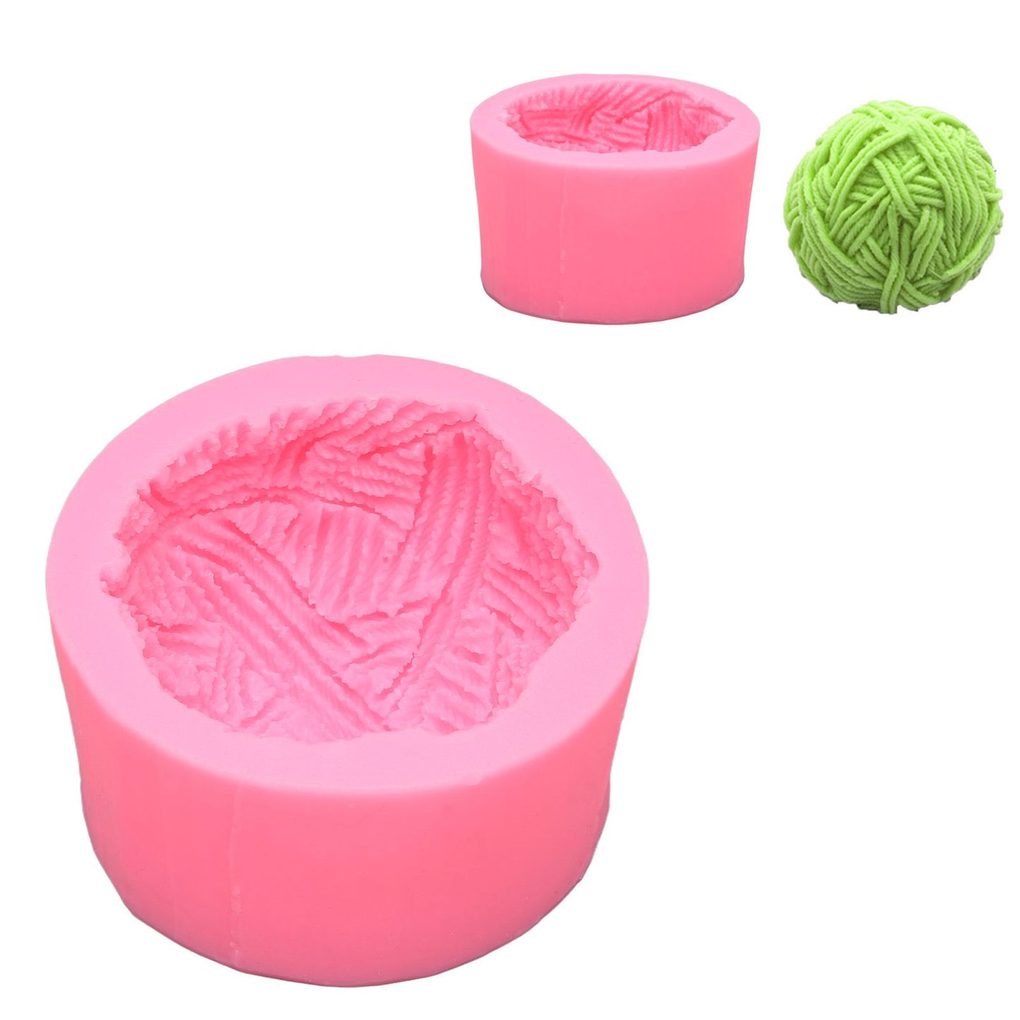 Aromatherapy Gypsum Candle Mould Chocolate Mousse Silicone Mold for Three Dimensional Wool Ball Decorating Cakes