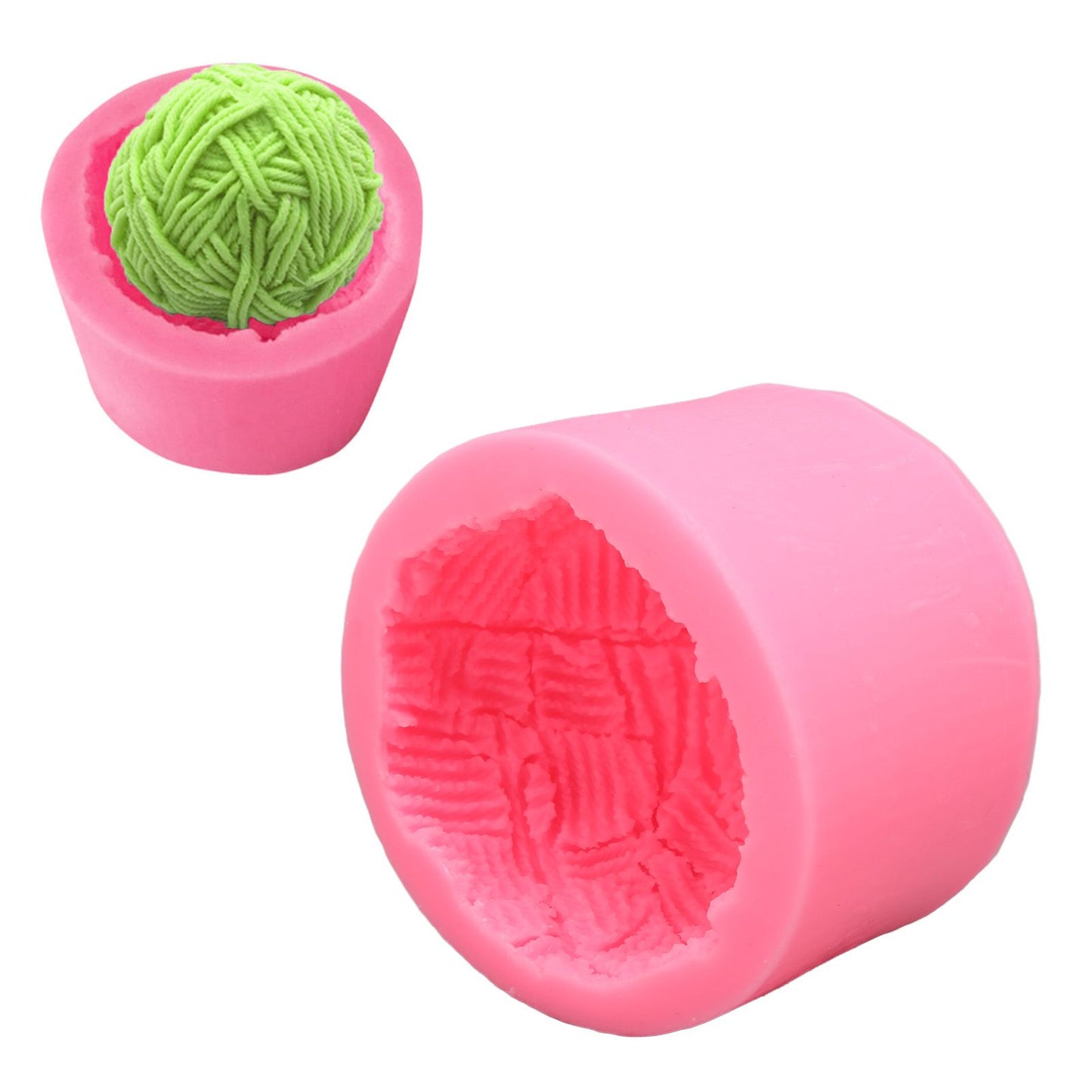 Aromatherapy Gypsum Candle Mould Chocolate Mousse Silicone Mold for Three Dimensional Wool Ball Decorating Cakes